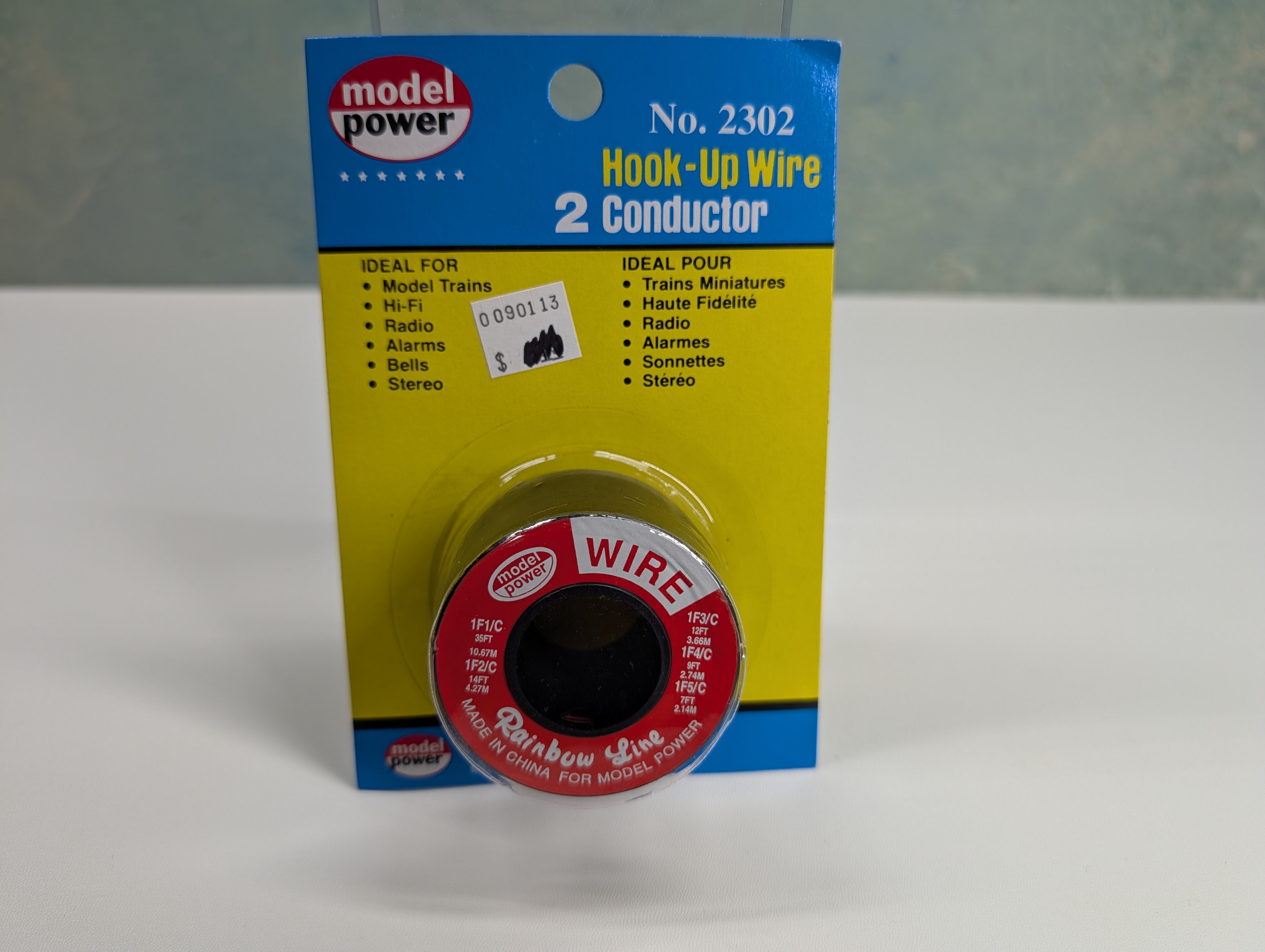 Model Power 2302 Multi Scale 2 Conductor Hook-Up Wire for Model Trains