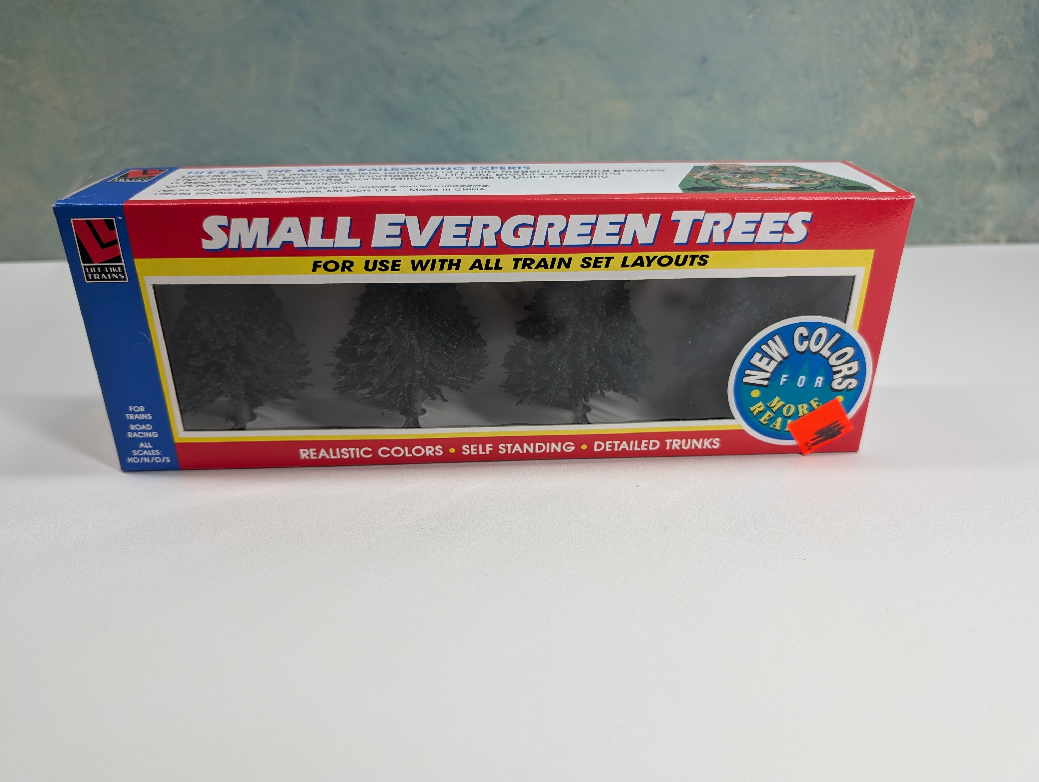 Life-Like 1907 MULTI Scale Small Evergreen Trees (4 pcs)
