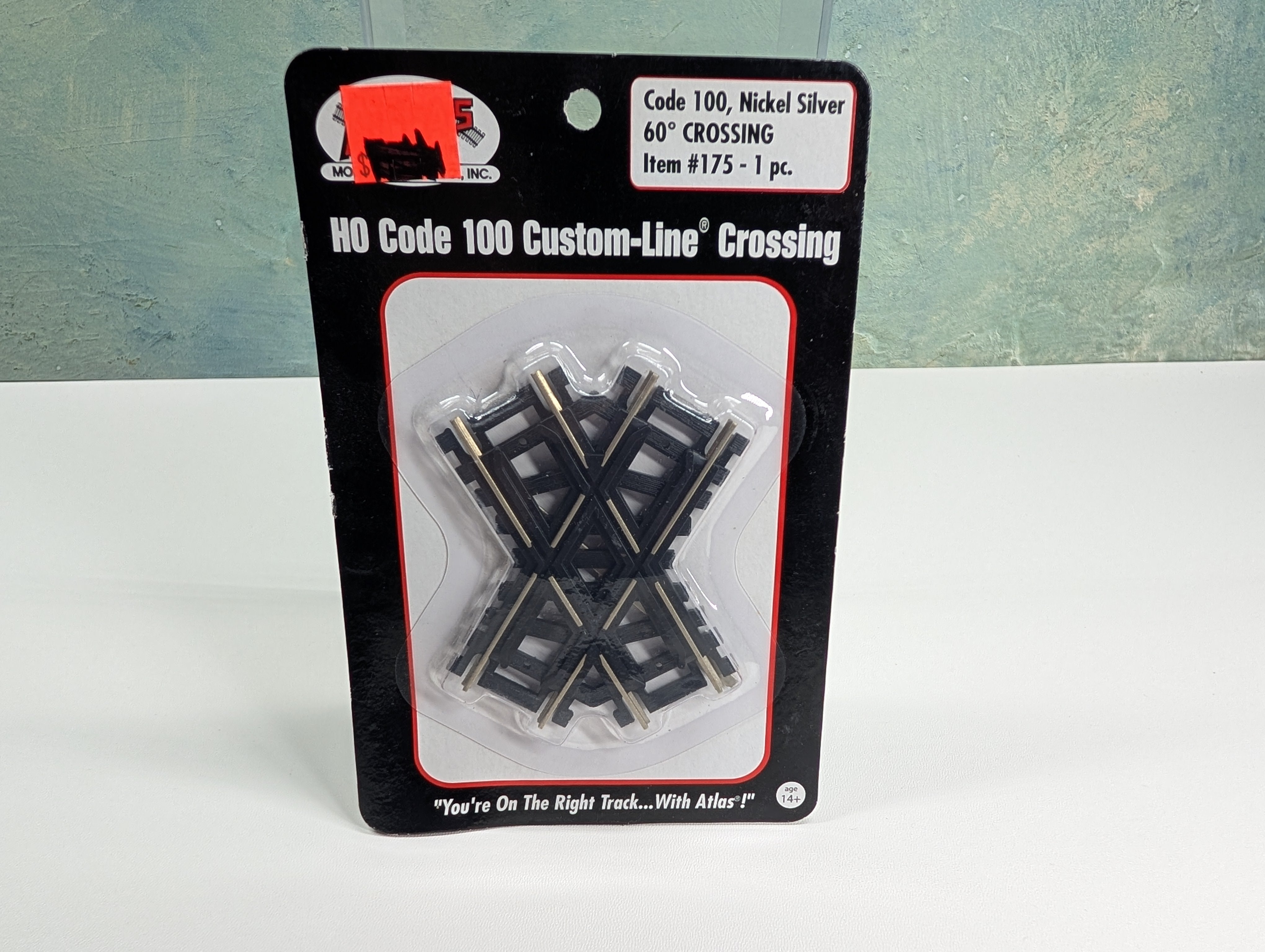 Atlas 175 HO Scale 60 Degree Crossing, Code 100 Custom-Line
