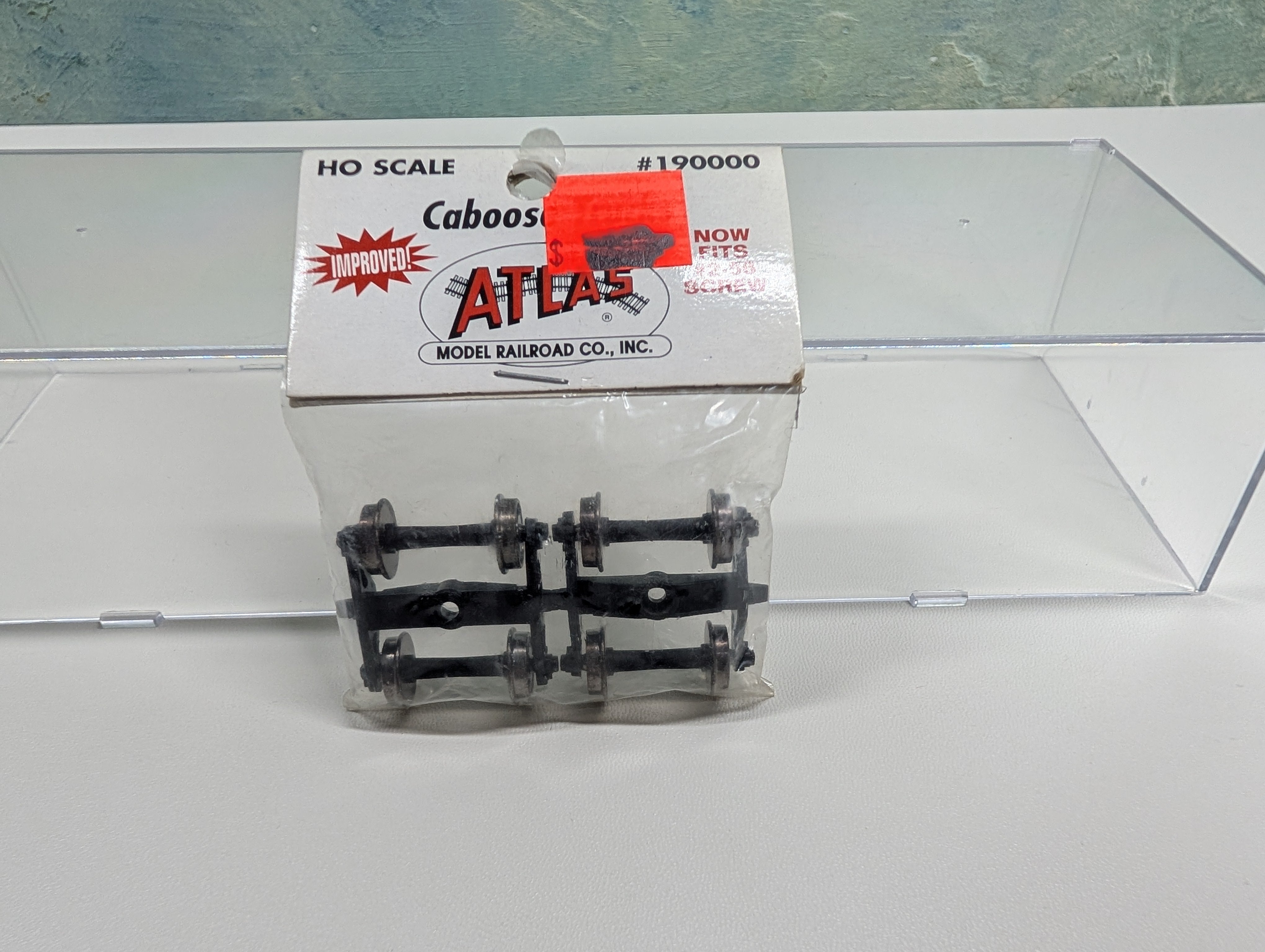 Atlas 190000 HO Scale Roller Bearing Caboose Trucks (1pair)