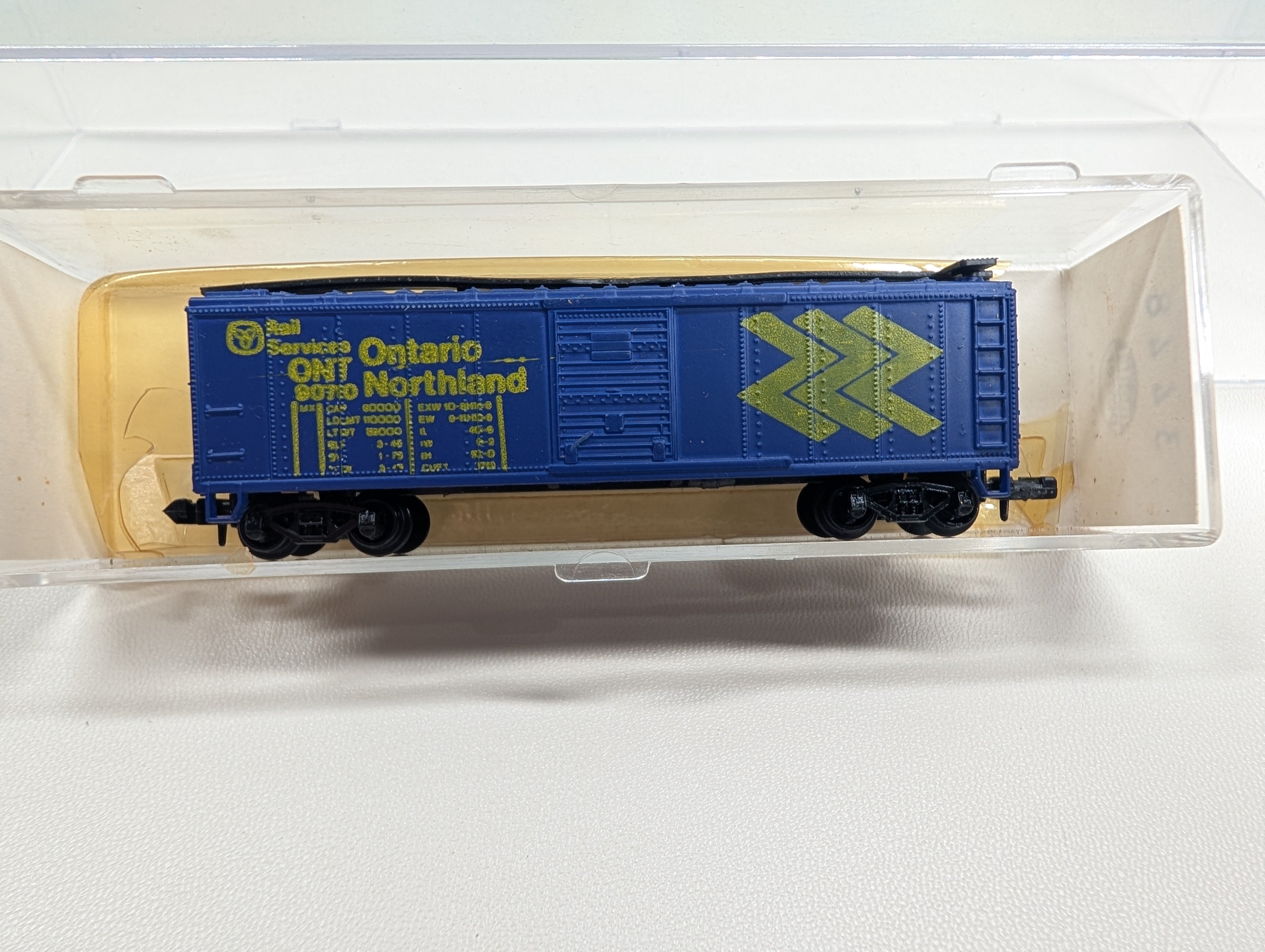 Model Power N Scale 40' Box Car Ontario Northland ONT #9070