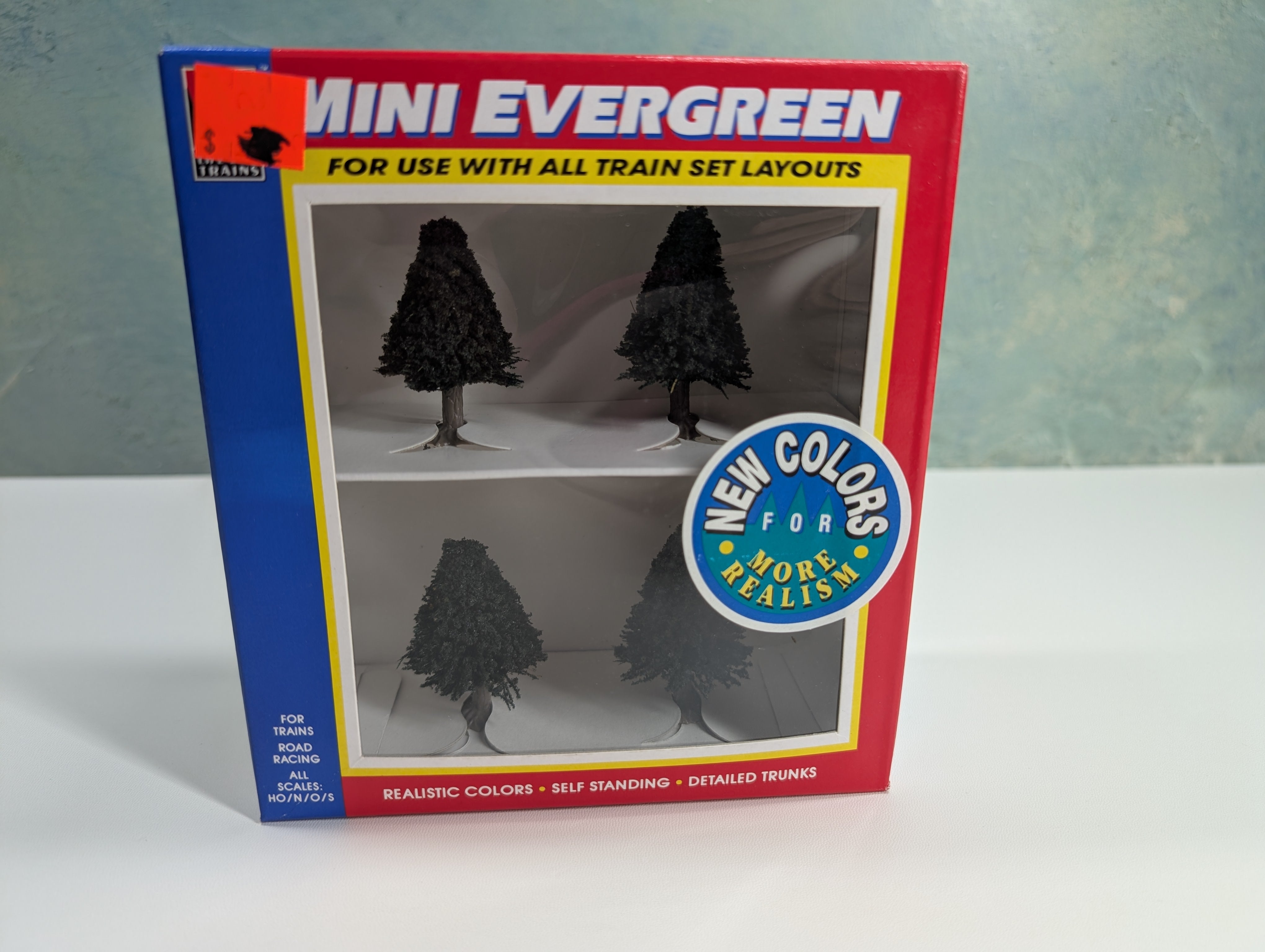 Life-Like 1941 MULTI Scale Mini Evergreen Trees (4 pcs)
