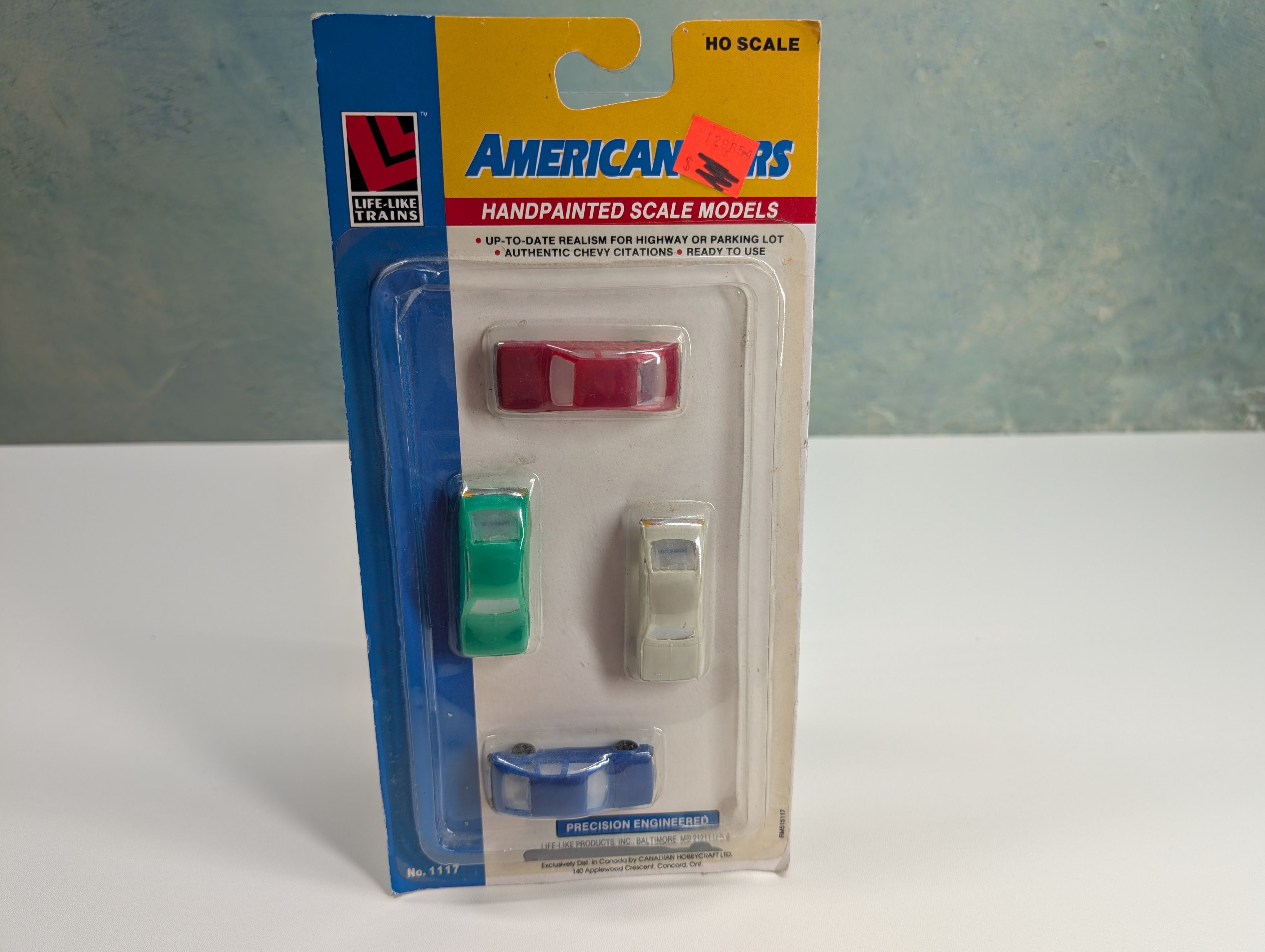 Life-Like 1117 HO Scale American Cars (4 pcs)