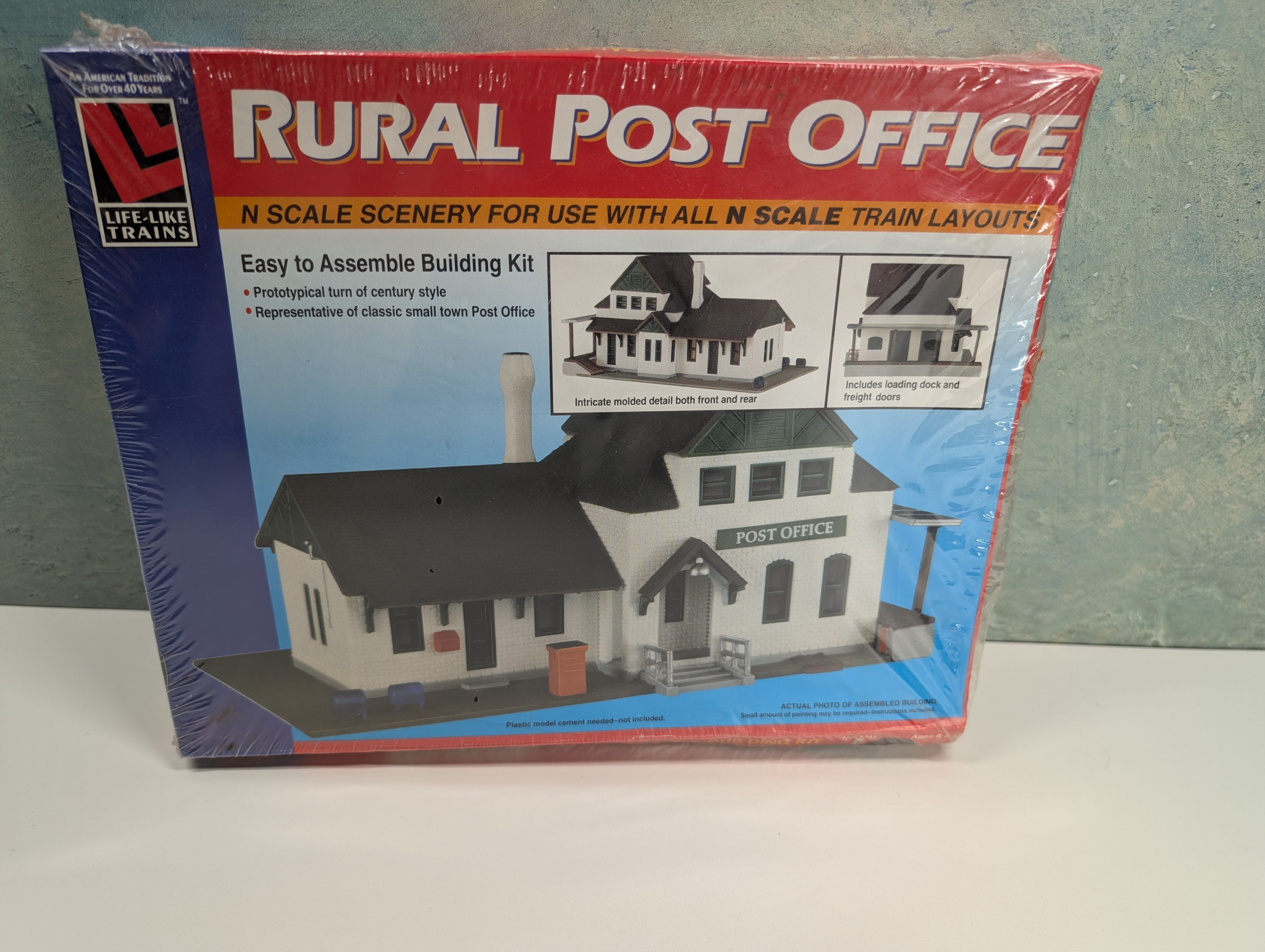 Life-Like 7441 N Scale Rural Post Office (Sealed) KIT