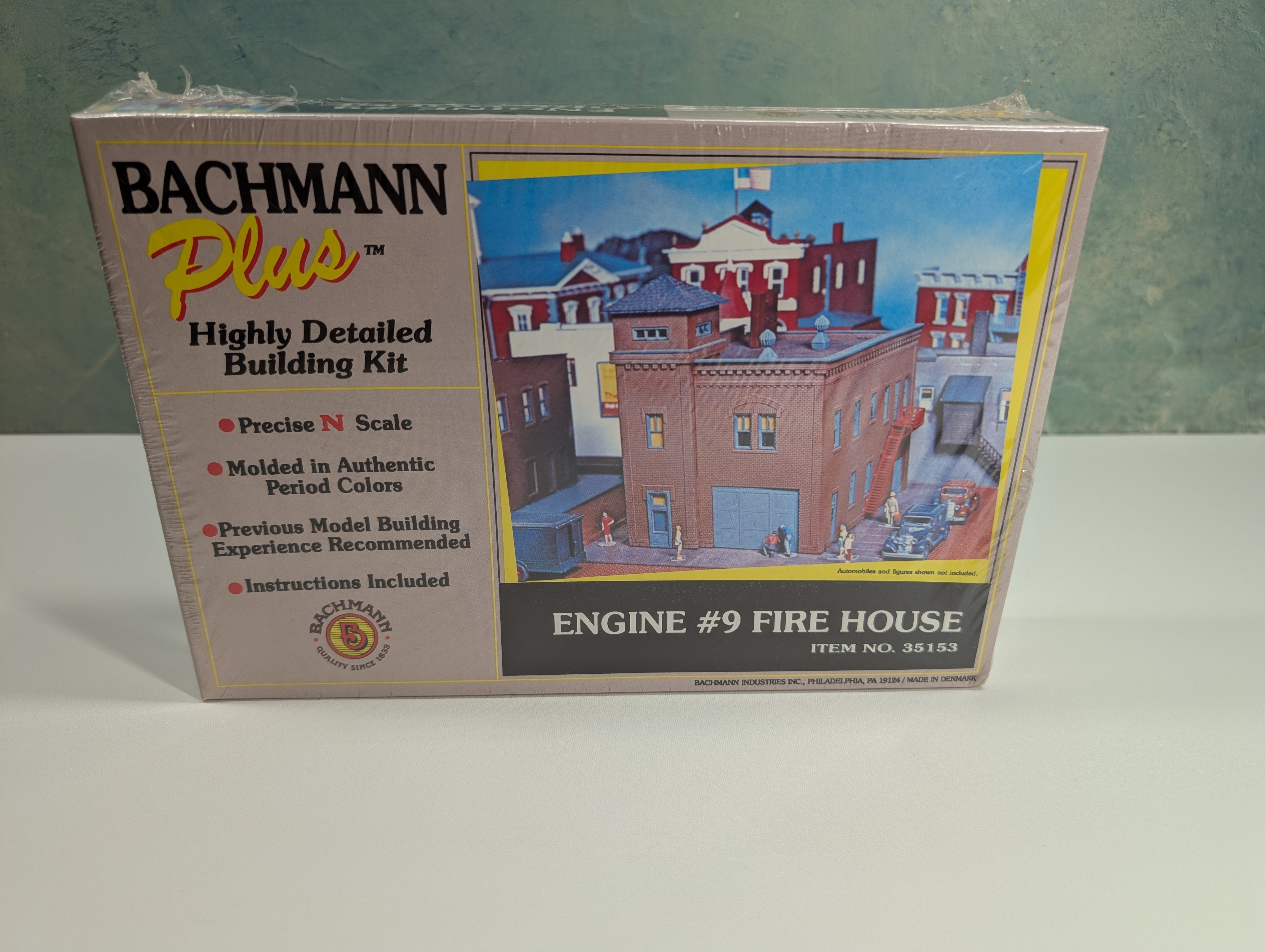 Bachmann 35153 N Scale Engine #9 Fire House (Sealed) Bachmann Plus KIT