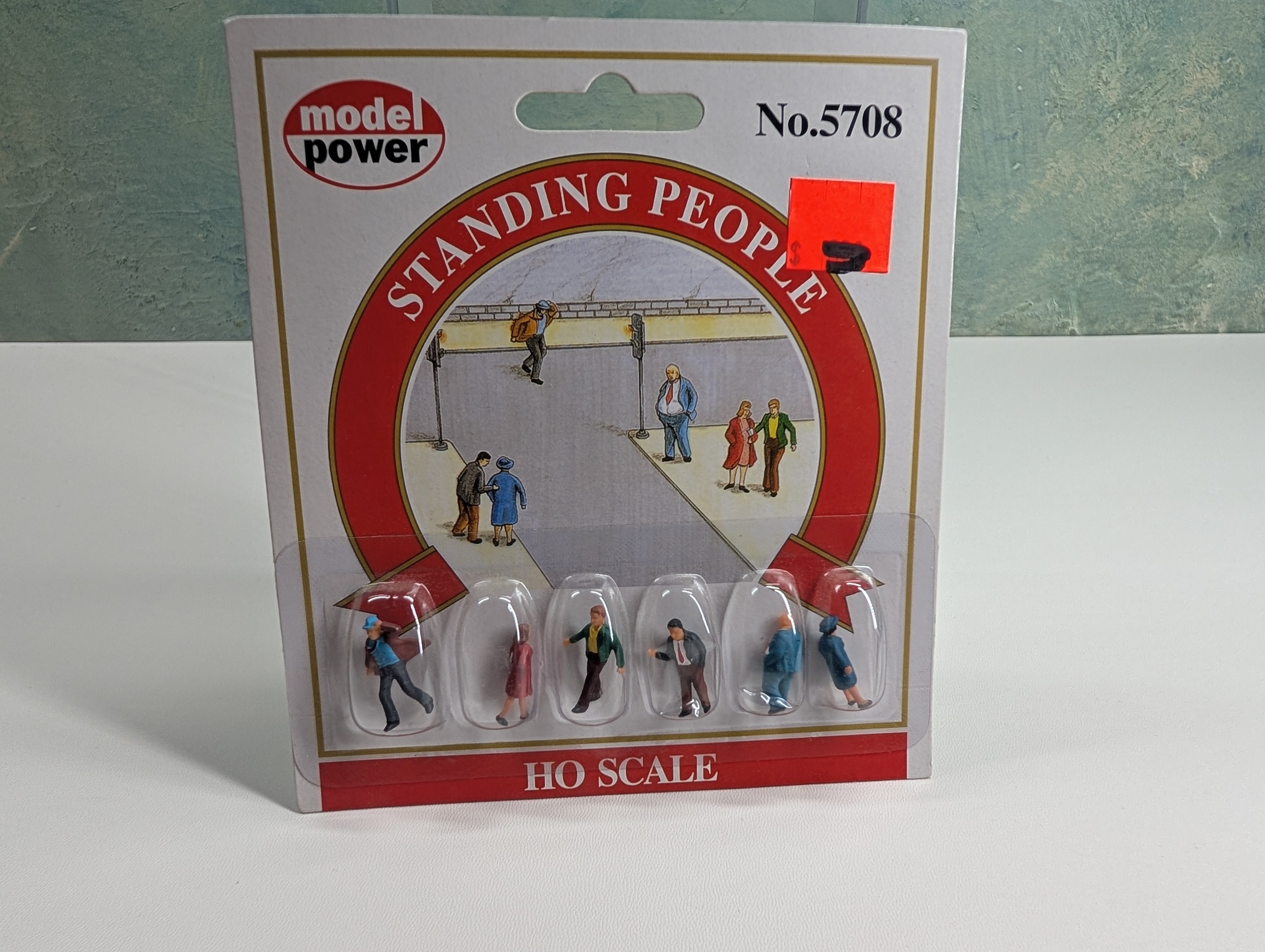 Model Power 5708 HO Scale Standing People (6 pcs)