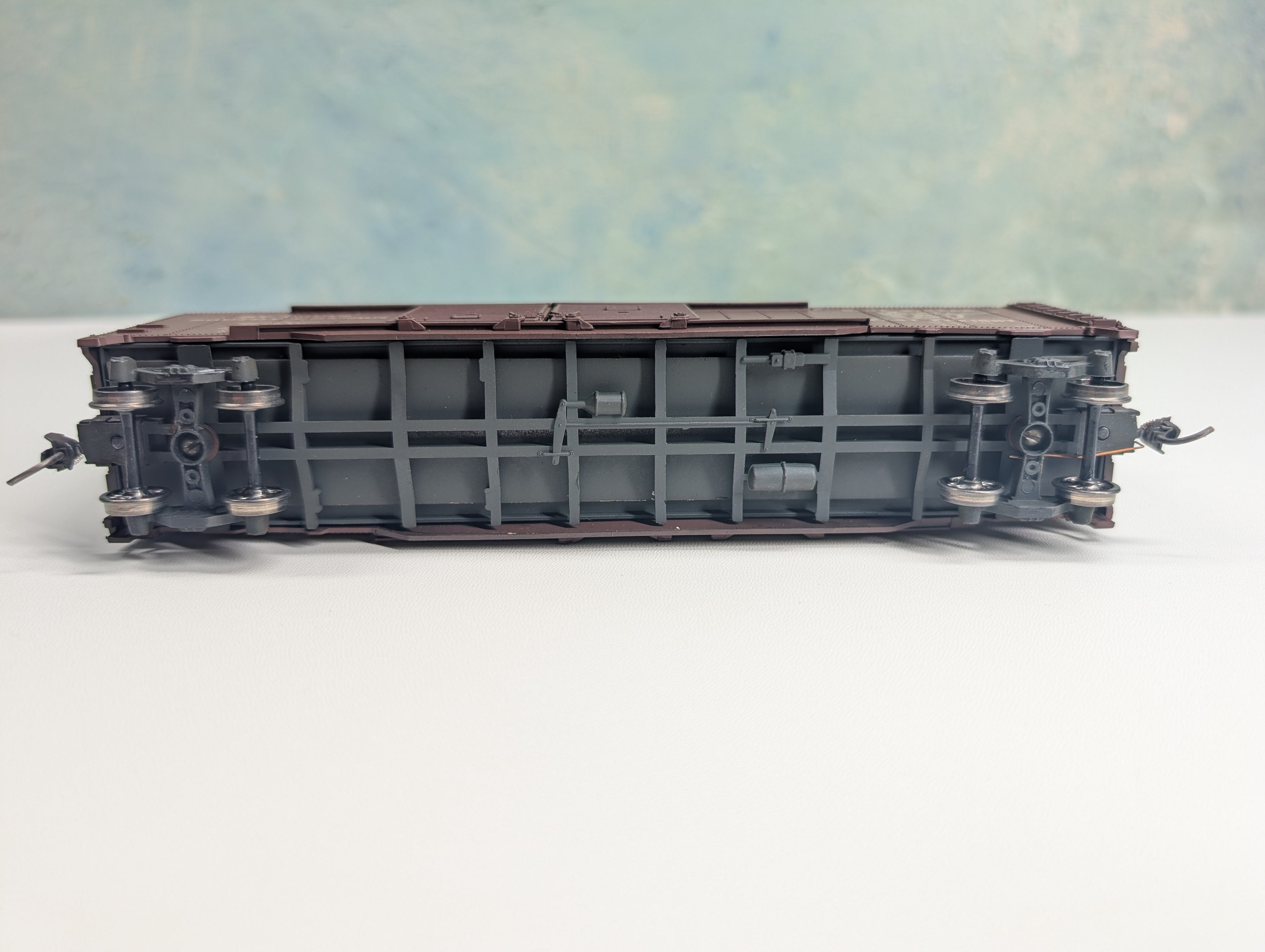 USED Athearn HO Scale 50' Box Car St. Louis Southwestern SSW #46237 Weathered w/ Metal Wheels
