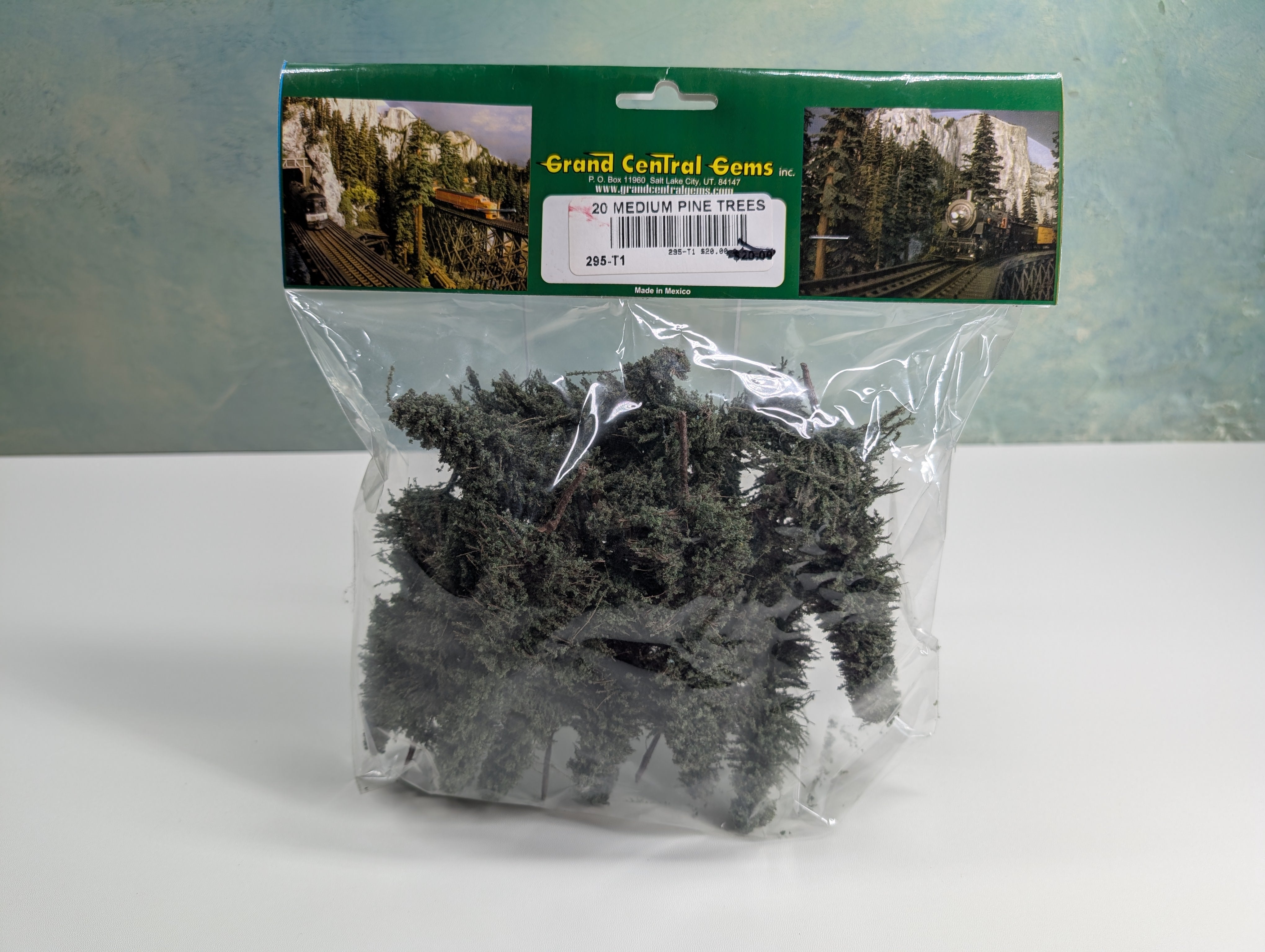 Grand Central Gems 295-T1 Multi Scale 20 Medium Pine Trees