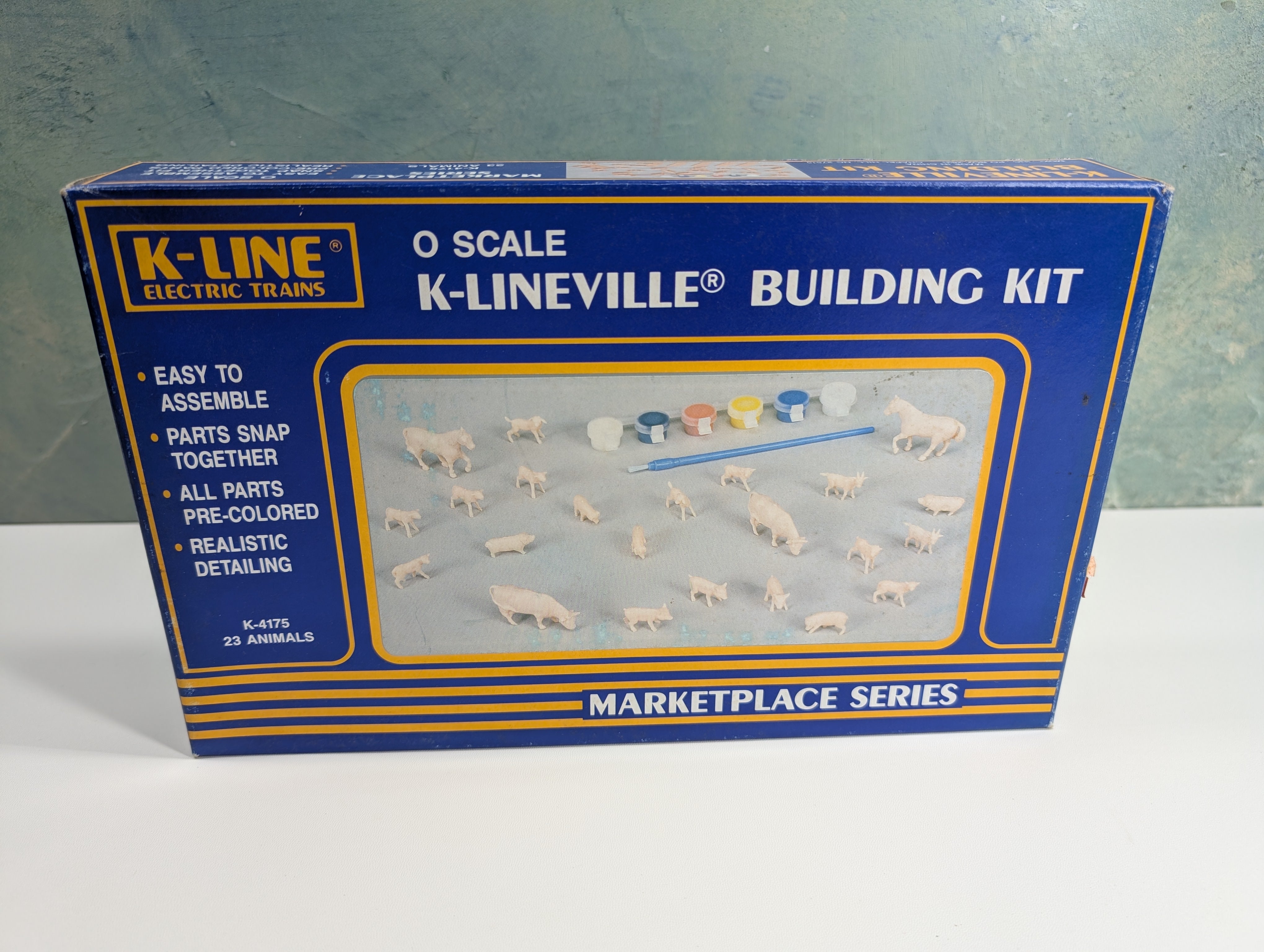 K-Line K-4175 O 23 Farm Animals w/ Paint