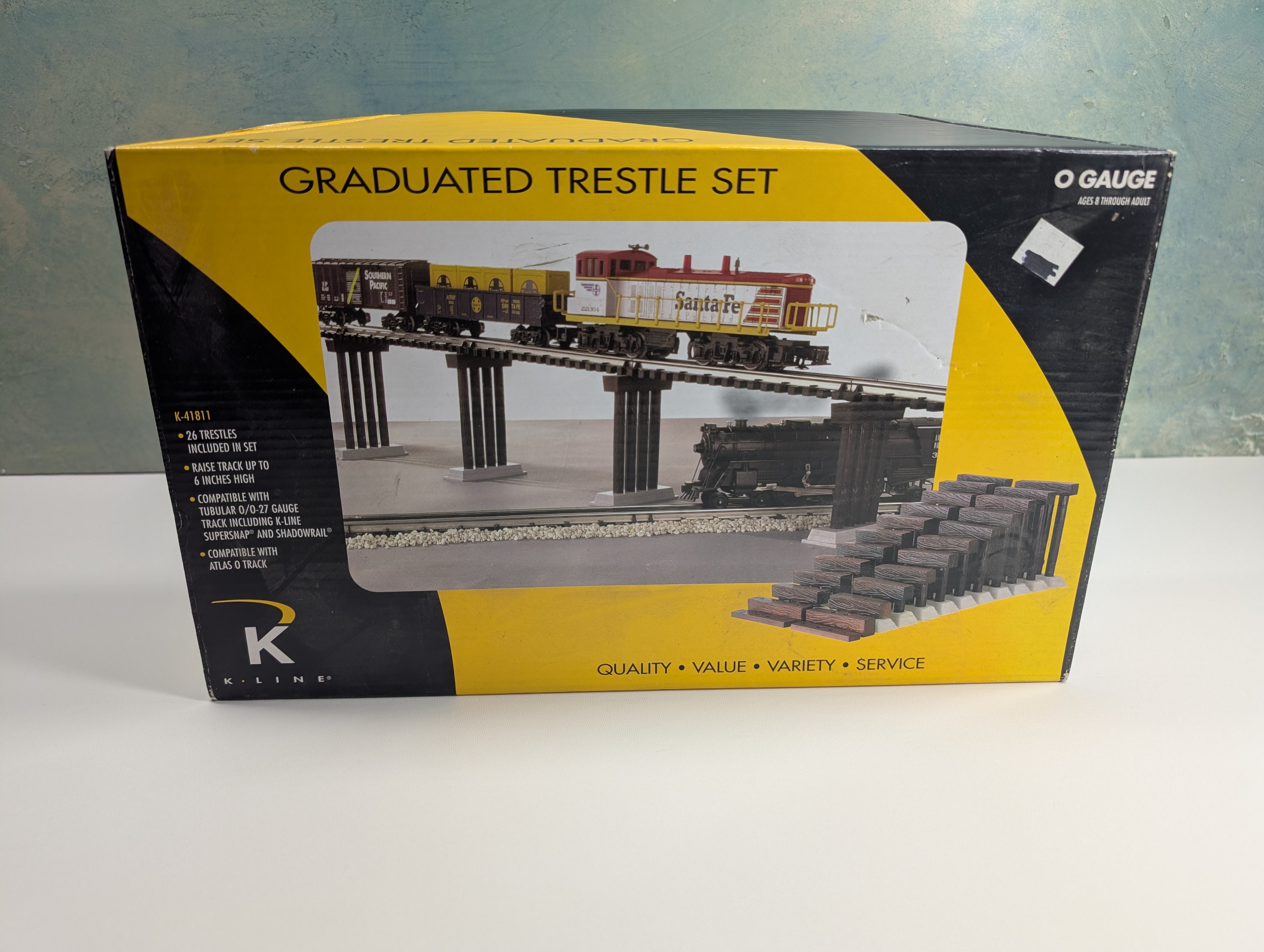 K-Line K-41811 O Graduated Trestle Set (26 pcs)