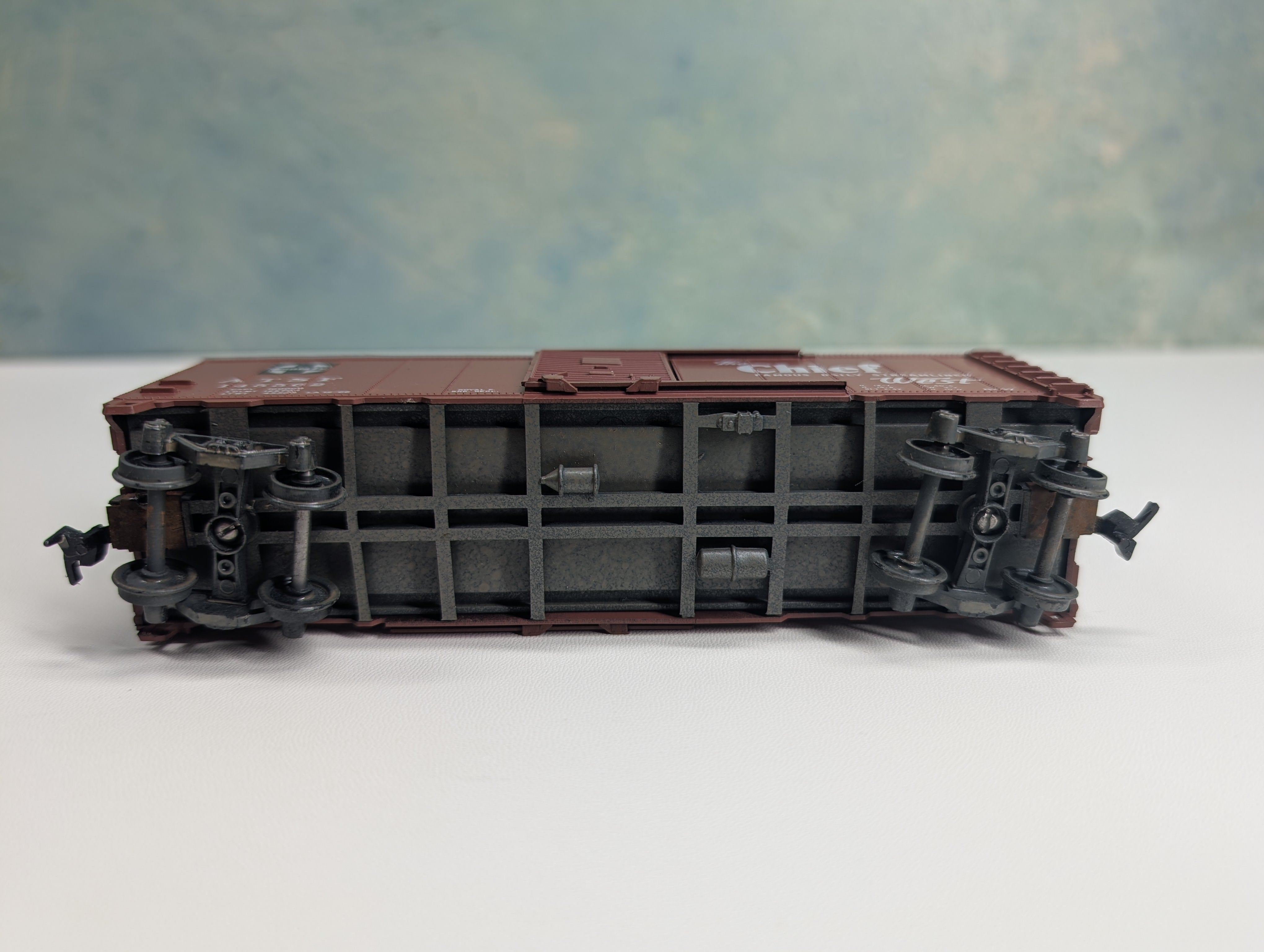 USED Athearn HO Scale 40' Box Car Santa Fe ATSF #145562