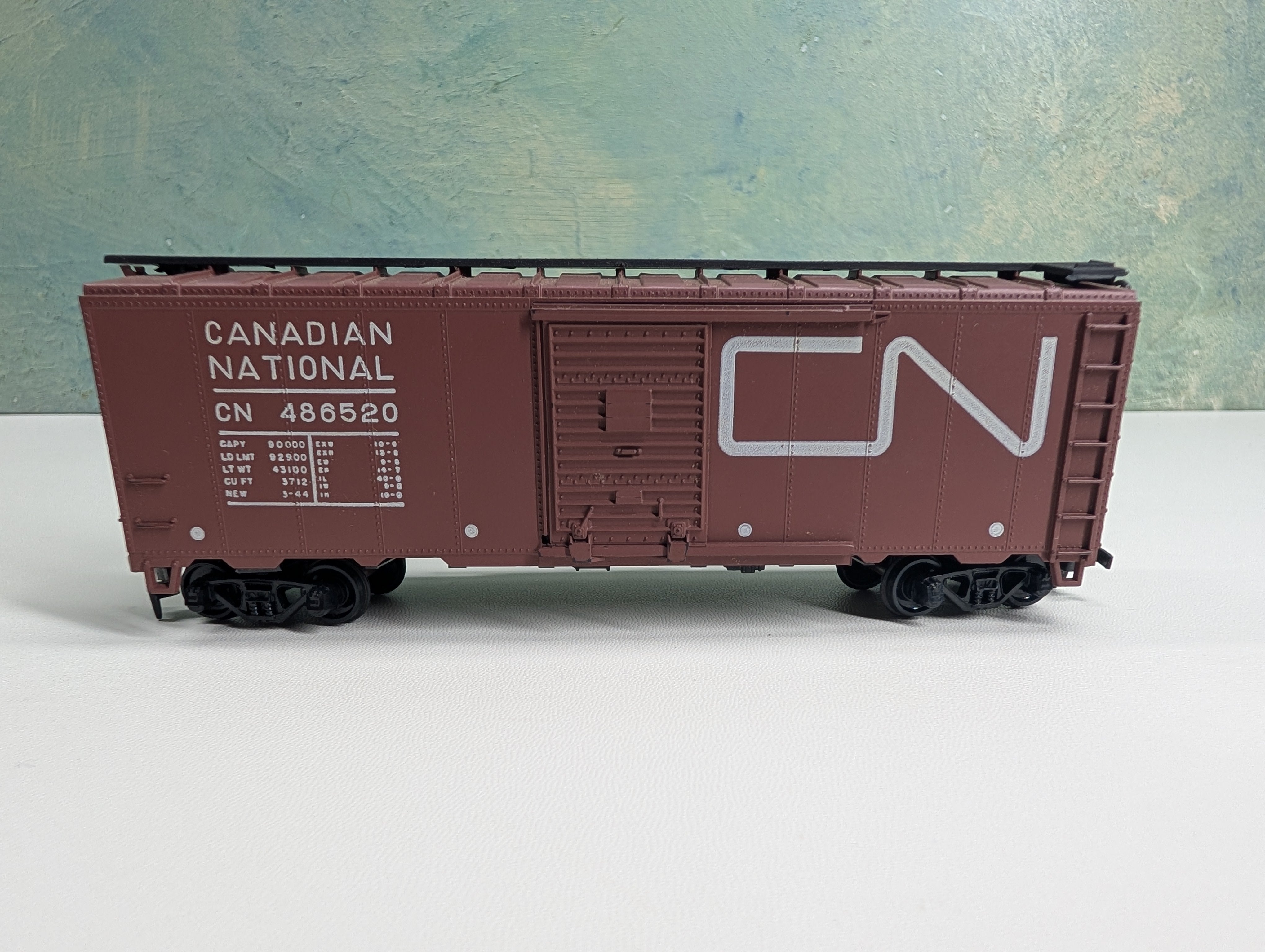 USED Athearn HO Scale 40' Box Car Canadian National CN #486520
