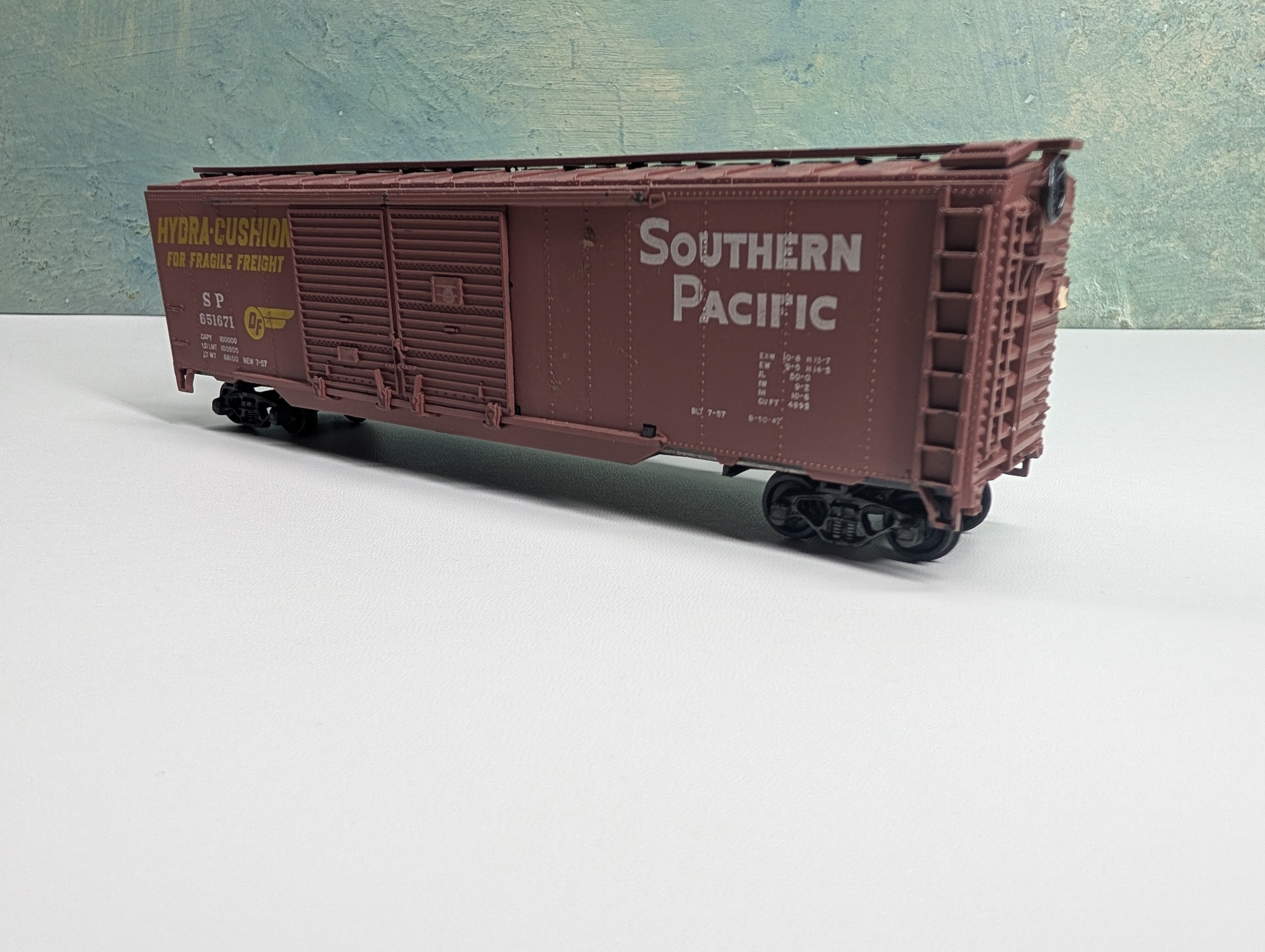 USED Athearn HO Scale 50' Box Car Southern Pacific SP #651671