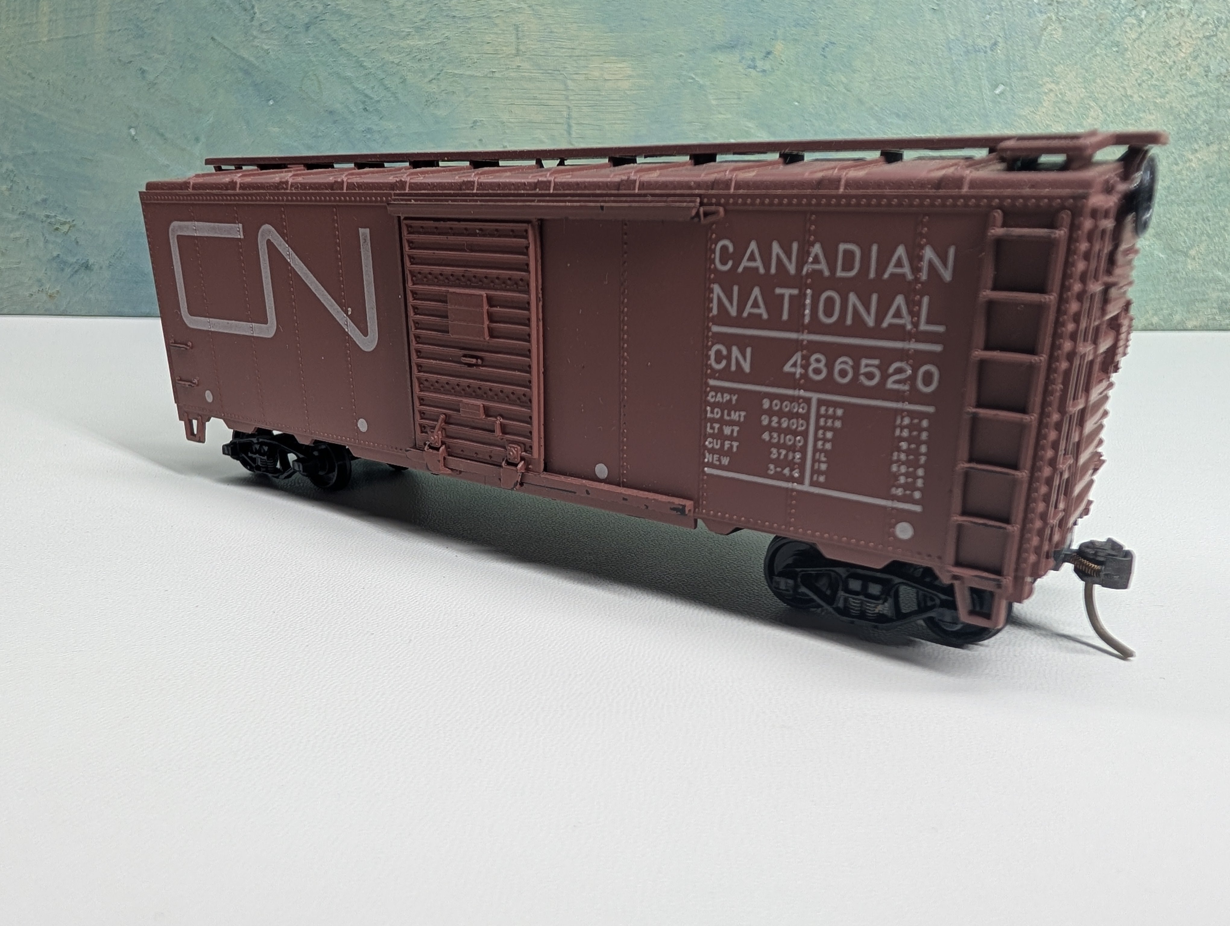USED Athearn HO Scale 40' Box Car Canadian National CN #486520