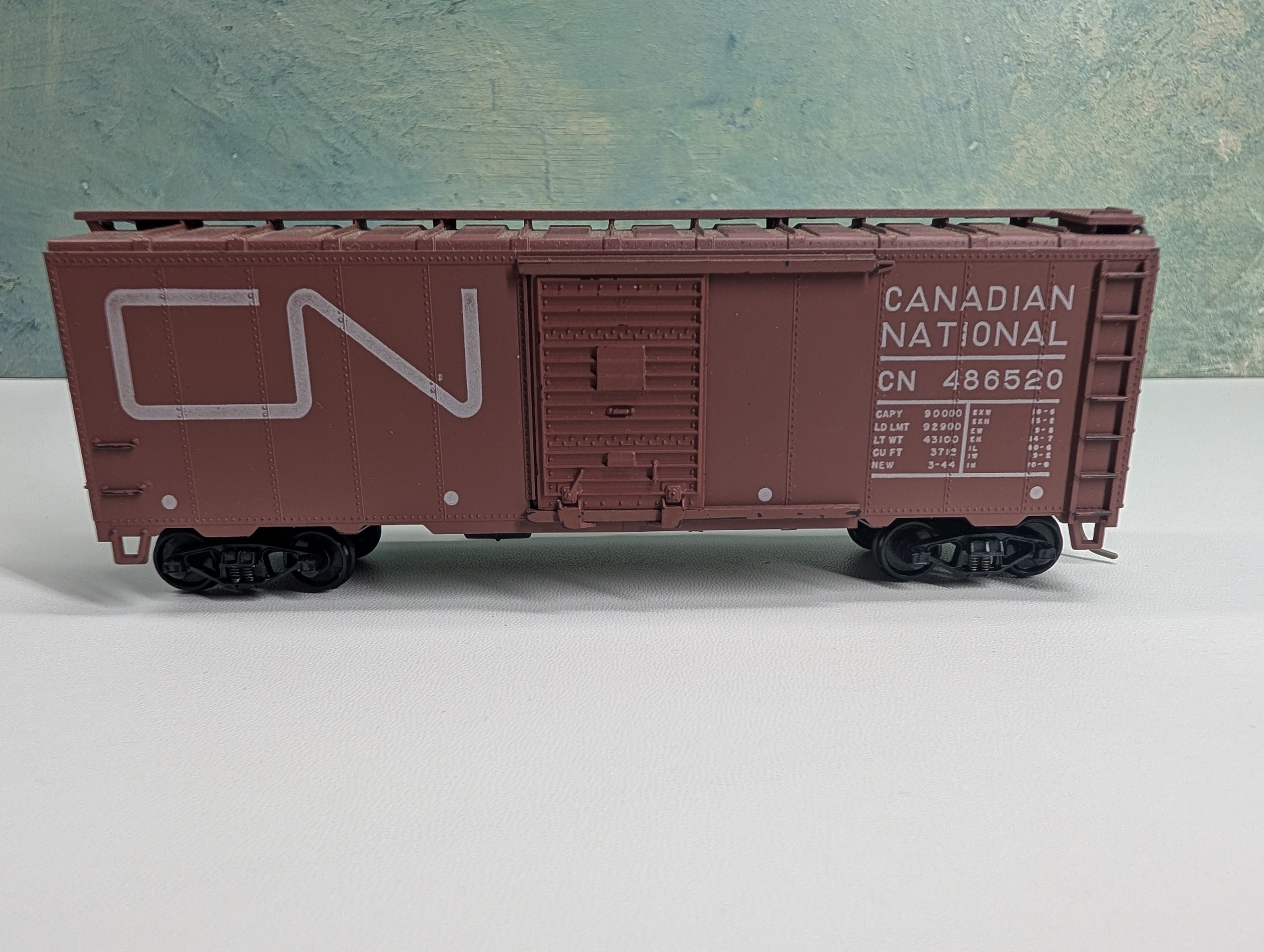 USED Athearn HO Scale 40' Box Car Canadian National CN #486520