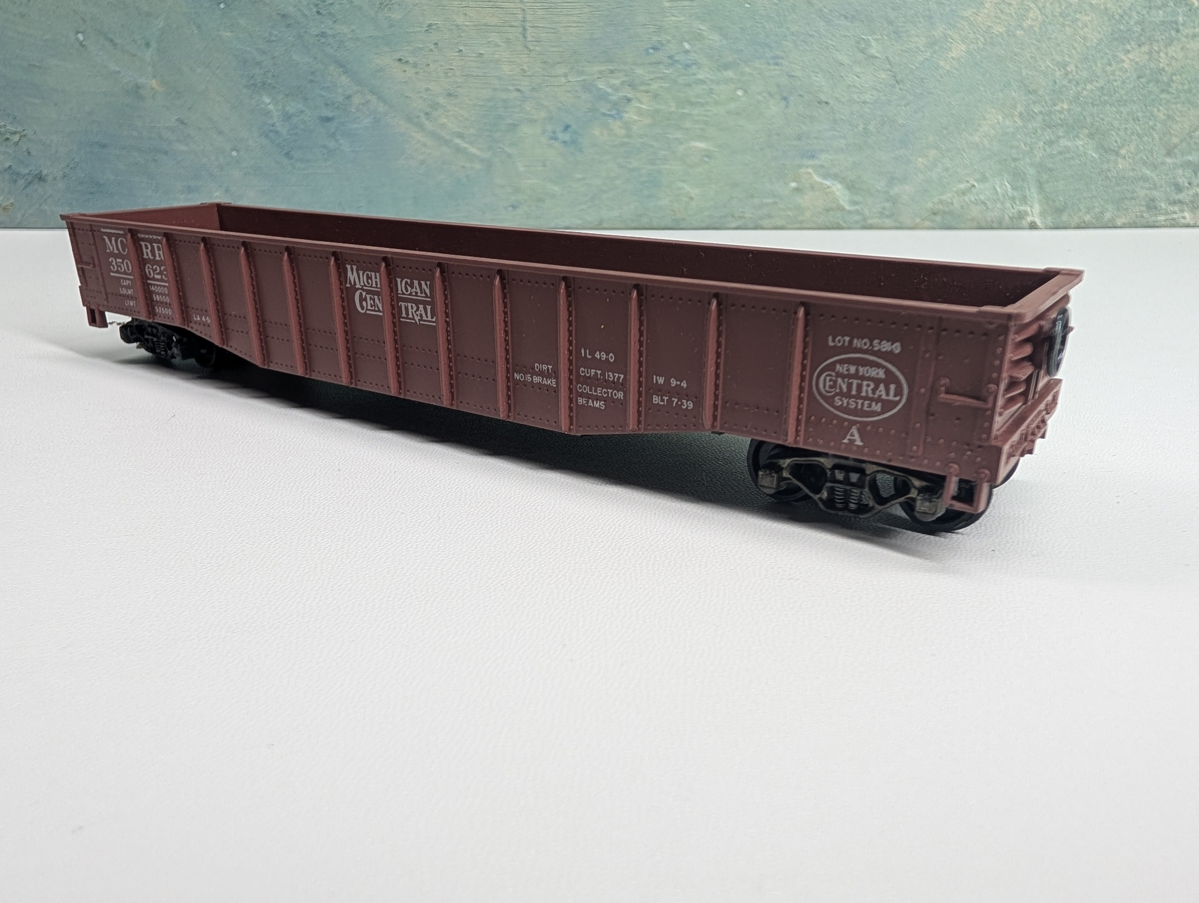 USED Athearn HO Scale Gondola Michigan Central MCRR #350623