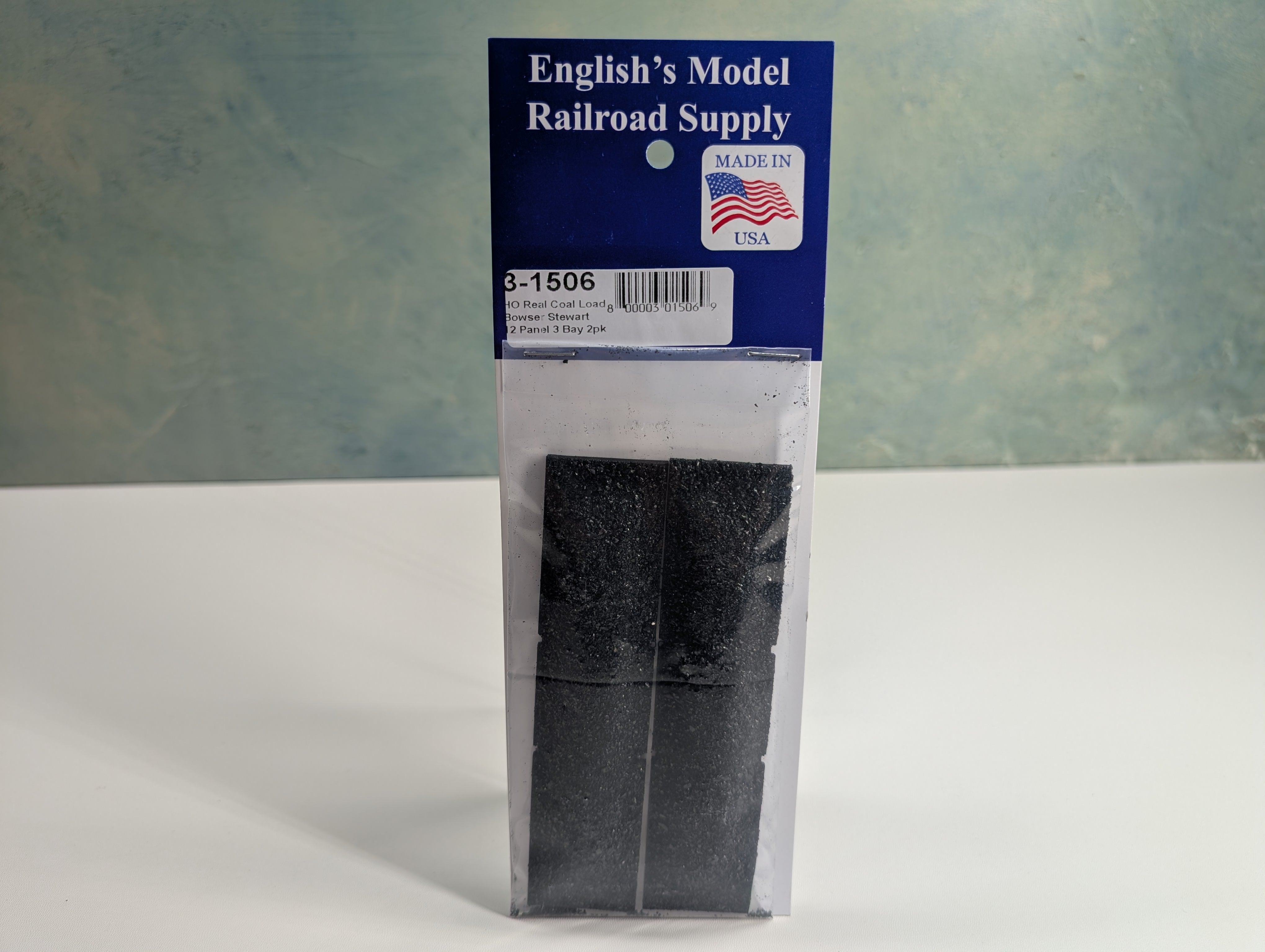 Bowser 31506 HO Scale English Coal Load for Bowser/Stewart 12 Panel Hopper (2 pcs)