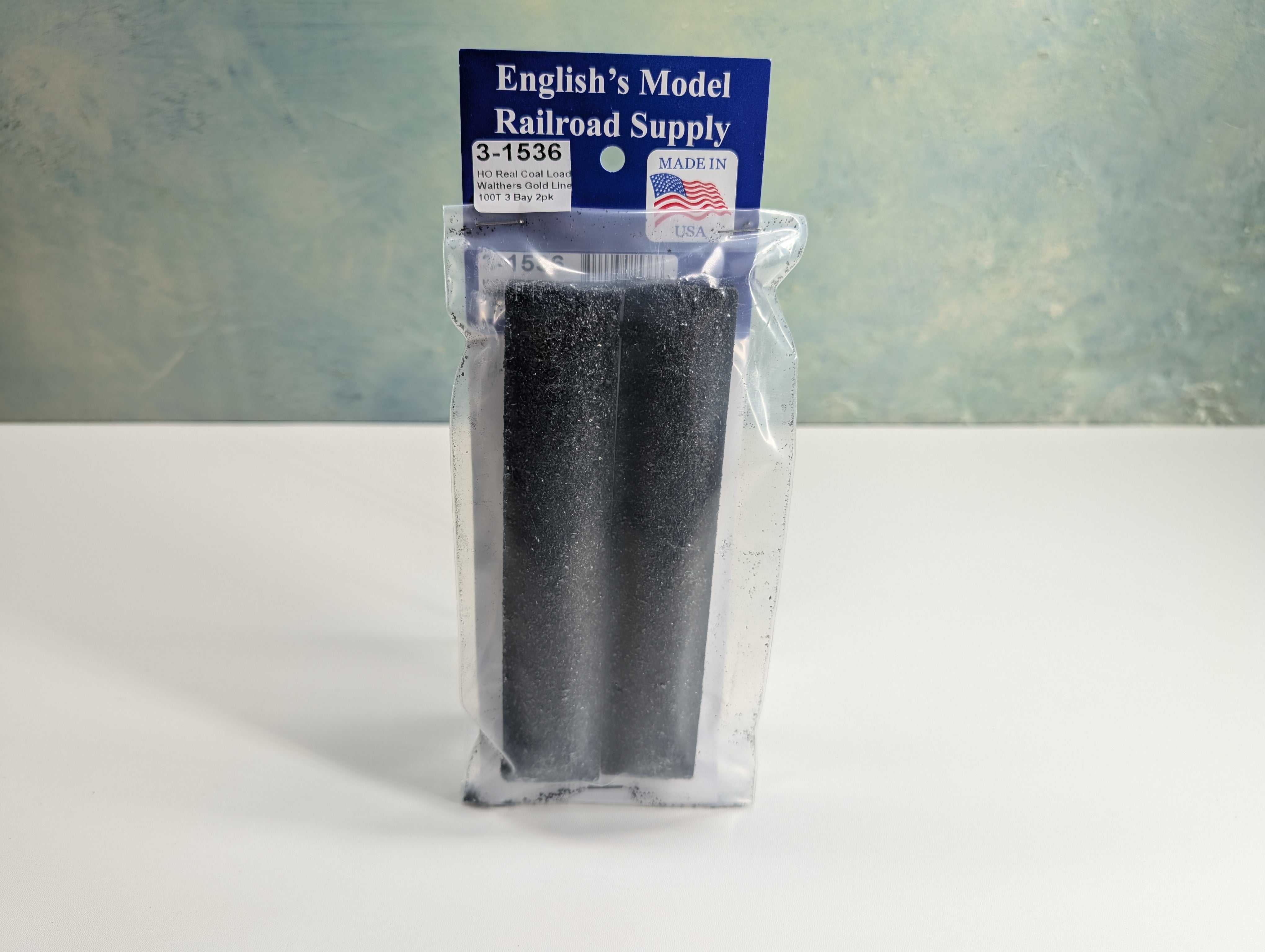 Bowser 31536 HO Scale English Coal Load for Walthers Gold Line 100T 3 Bay (2 pcs)