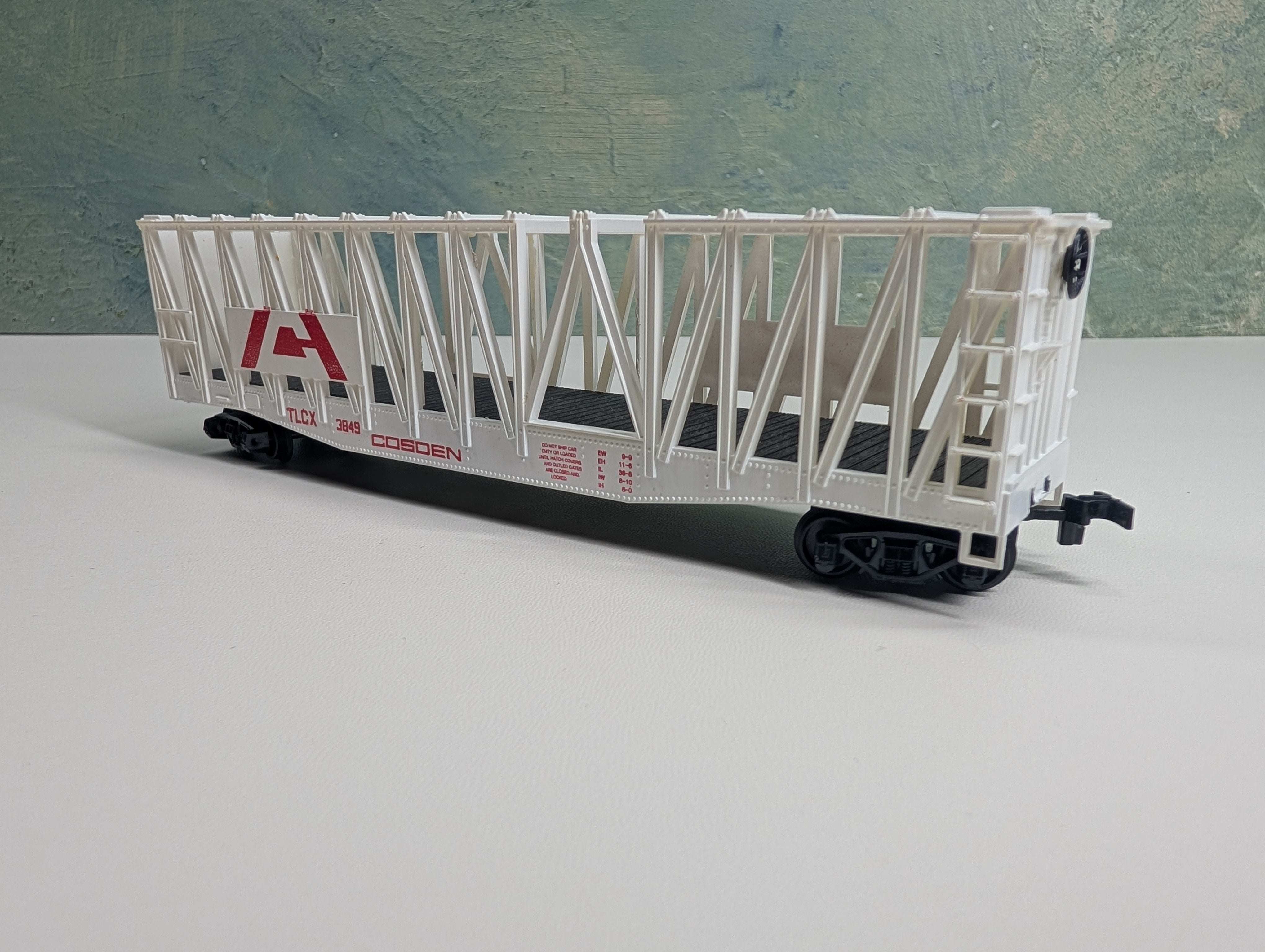 USED Roco HO Scale Container Carrier Car Cosoen TLCX #3849