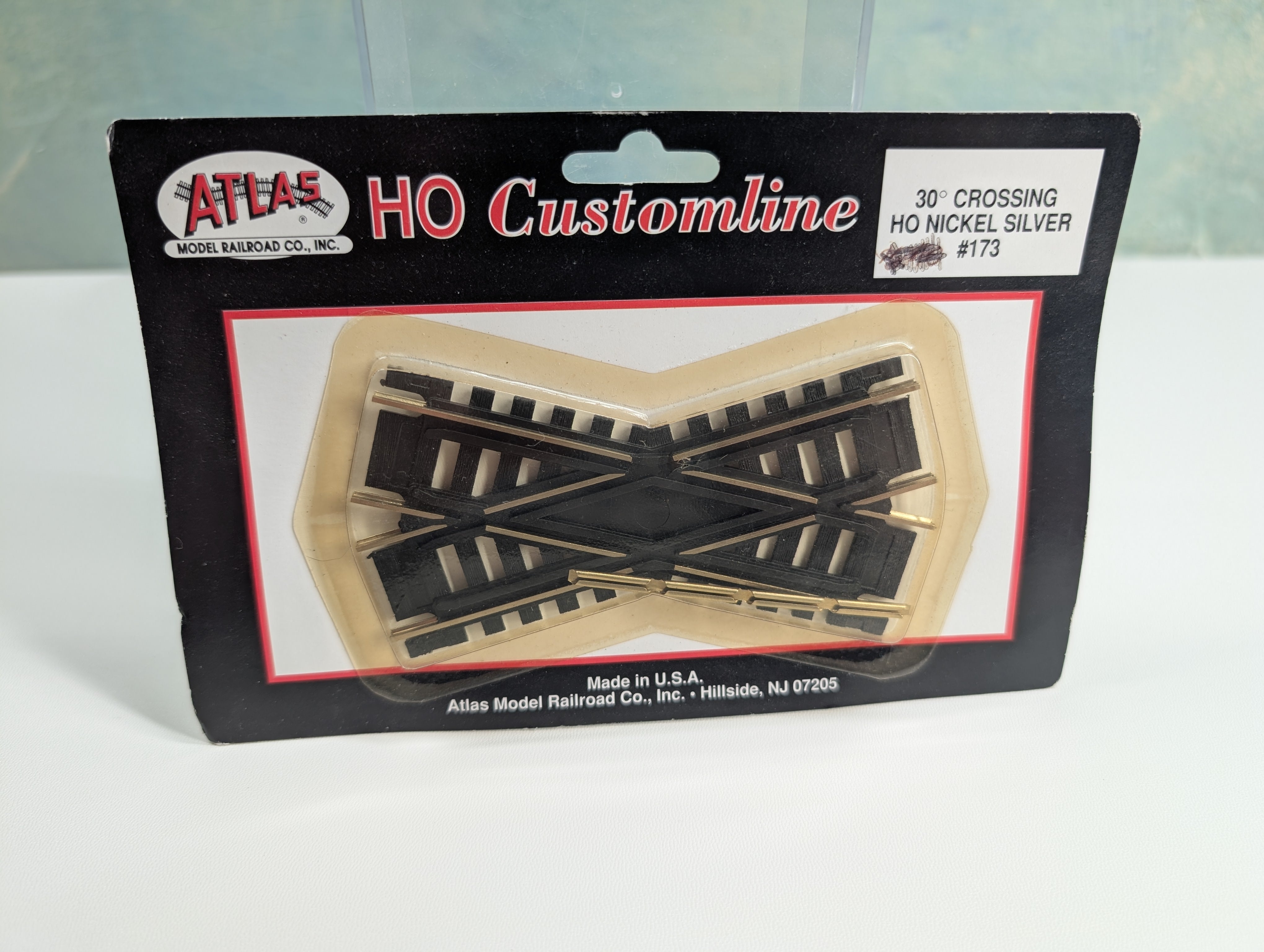 Atlas 172 HO Scale 25 Degree Crossing Nickel Silver Code 100
