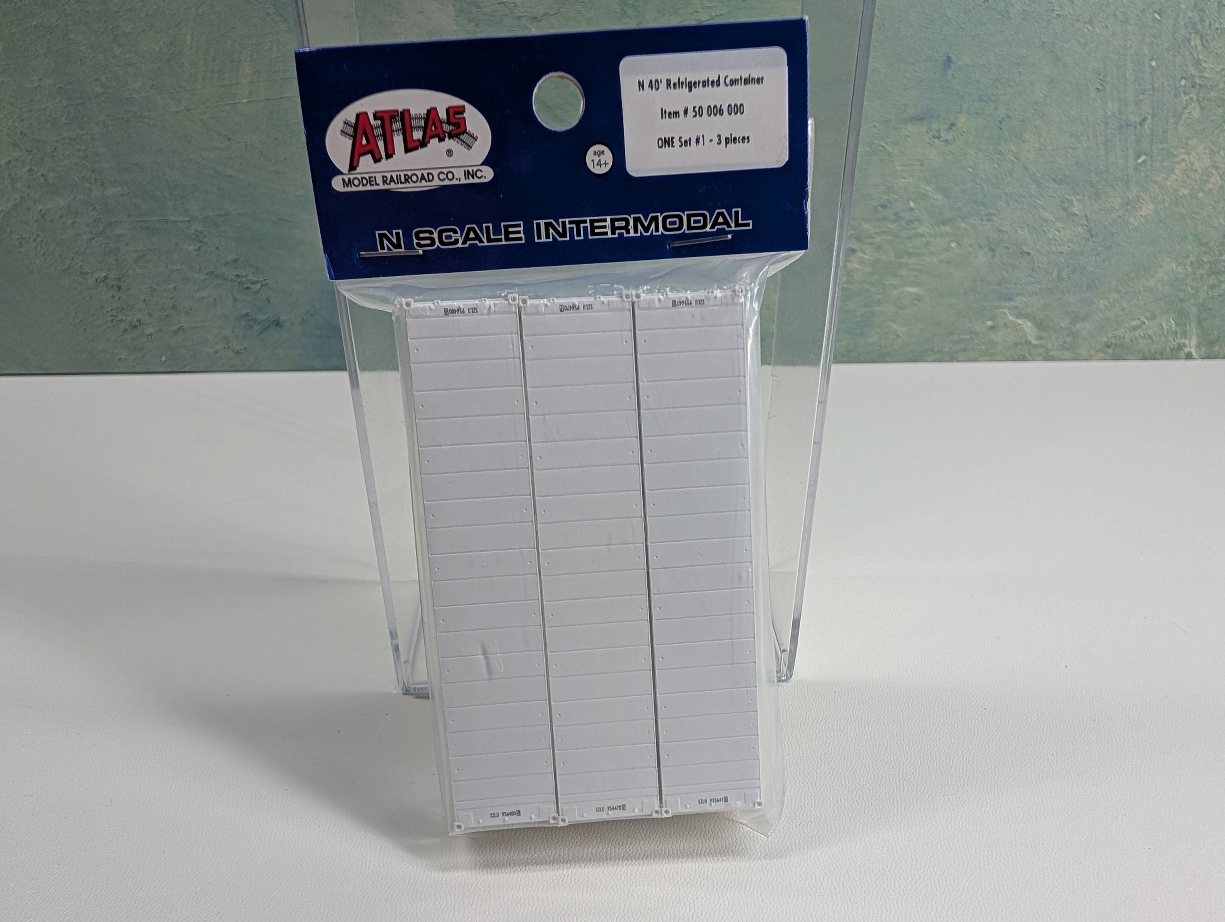 Atlas 50006000 N Scale 40' Refrigerated Container Ocean Network Express Set #1 (3 pcs)