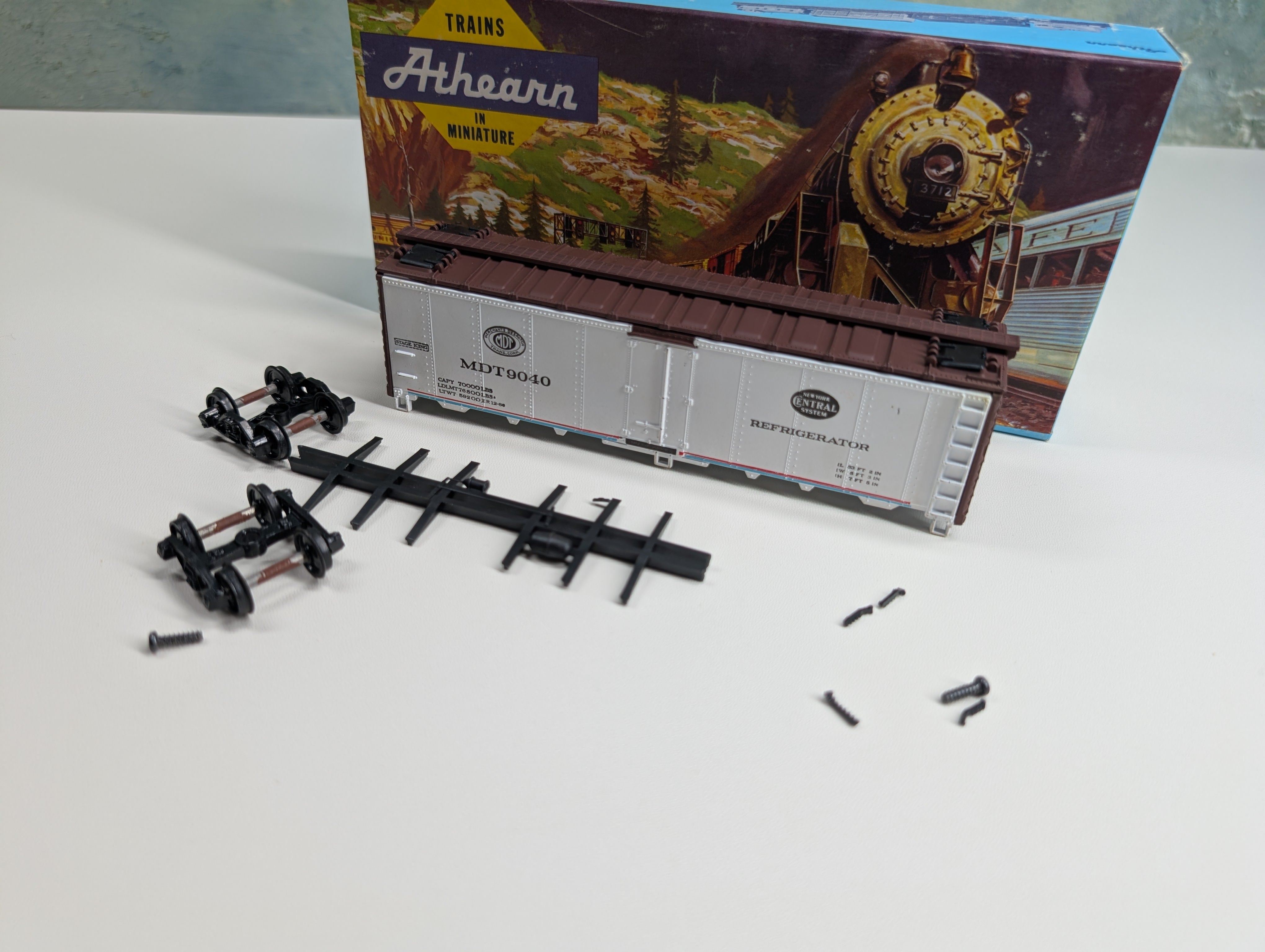 USED Athearn HO Scale 40' Reefer MDT #9040 KIT