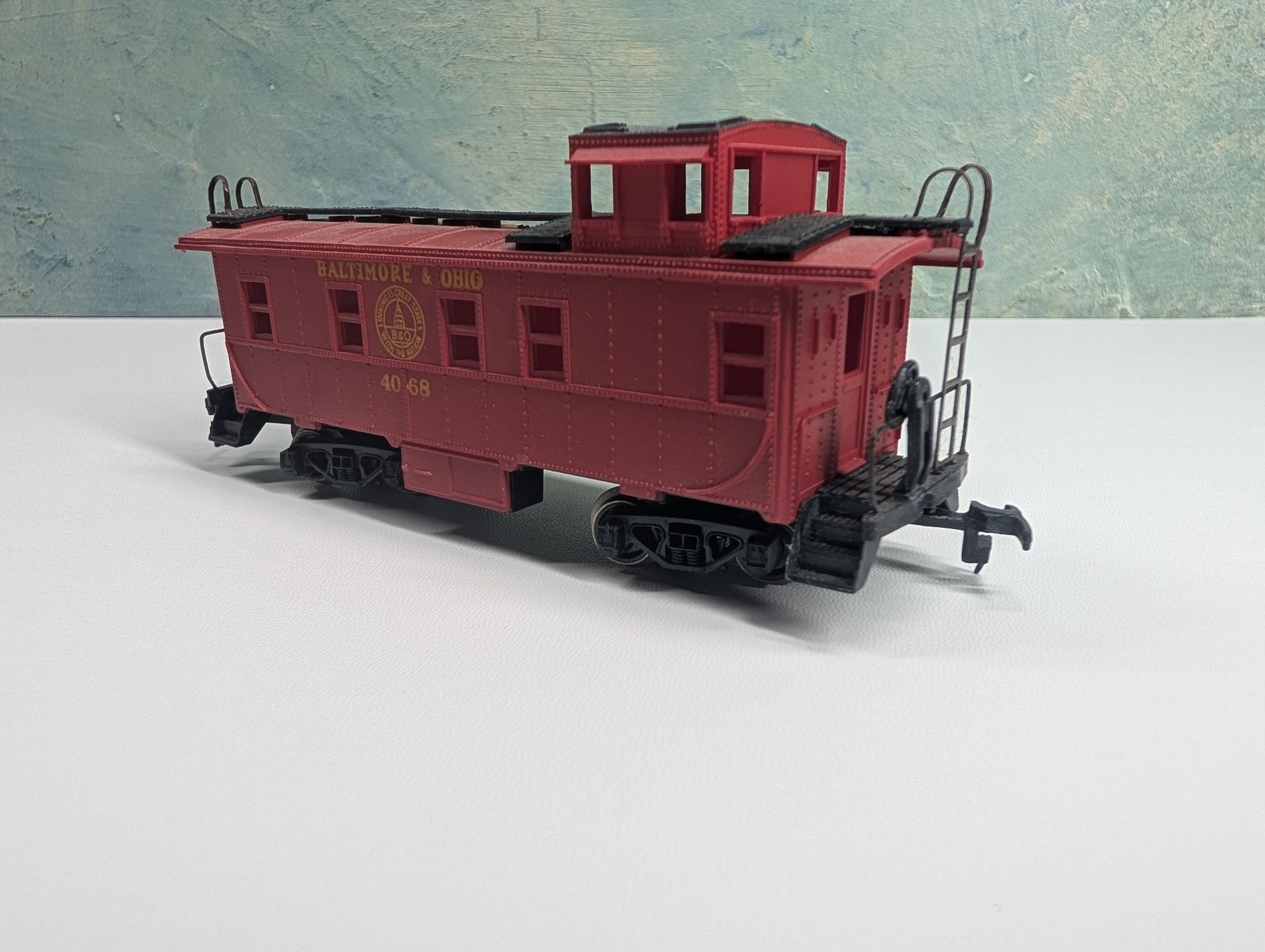 USED AHM HO Scale Caboose Baltimore and Ohio B&O #4068