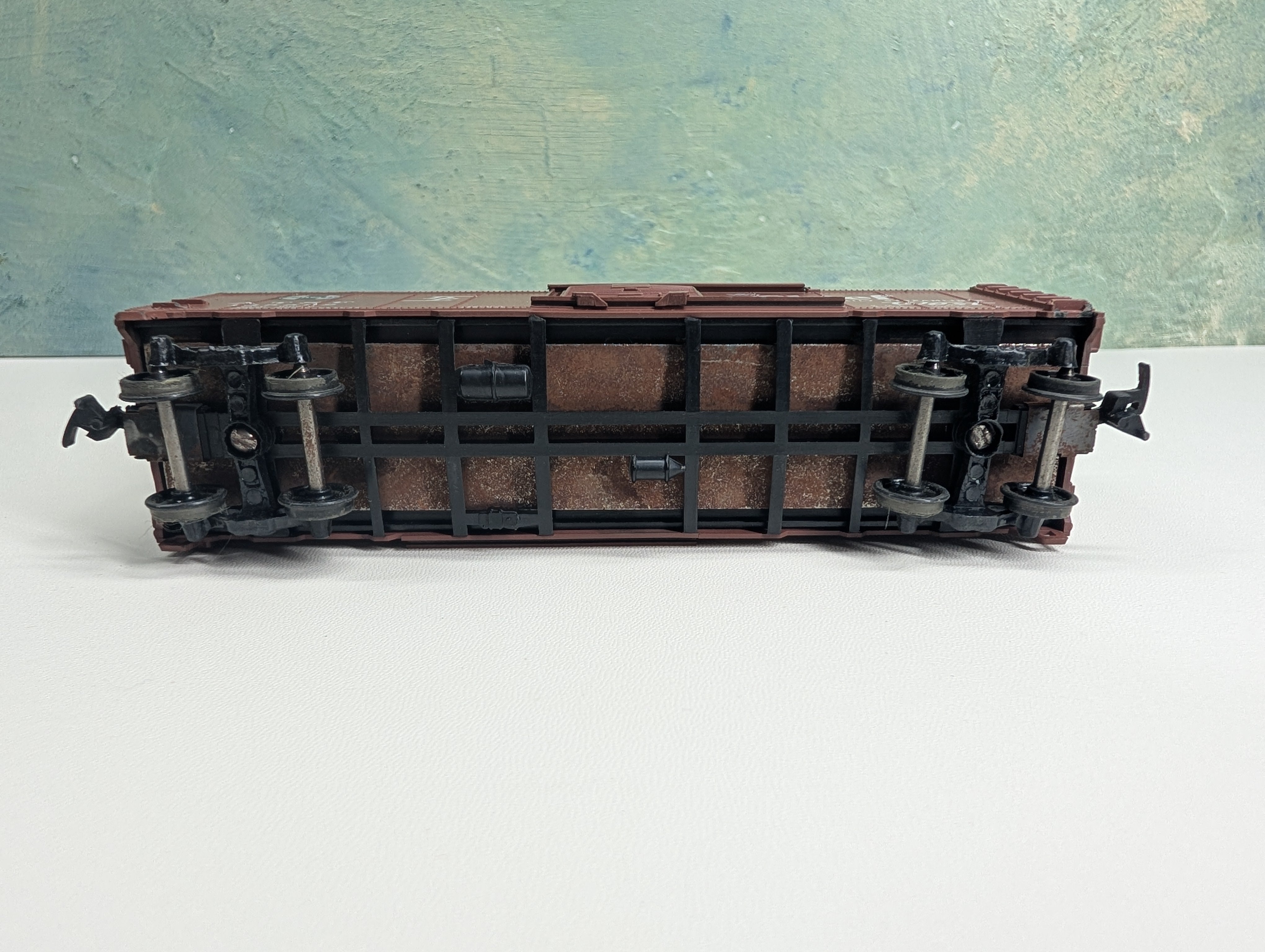 USED Athearn HO Scale 40' Box Car Santa Fe ATSF #145562