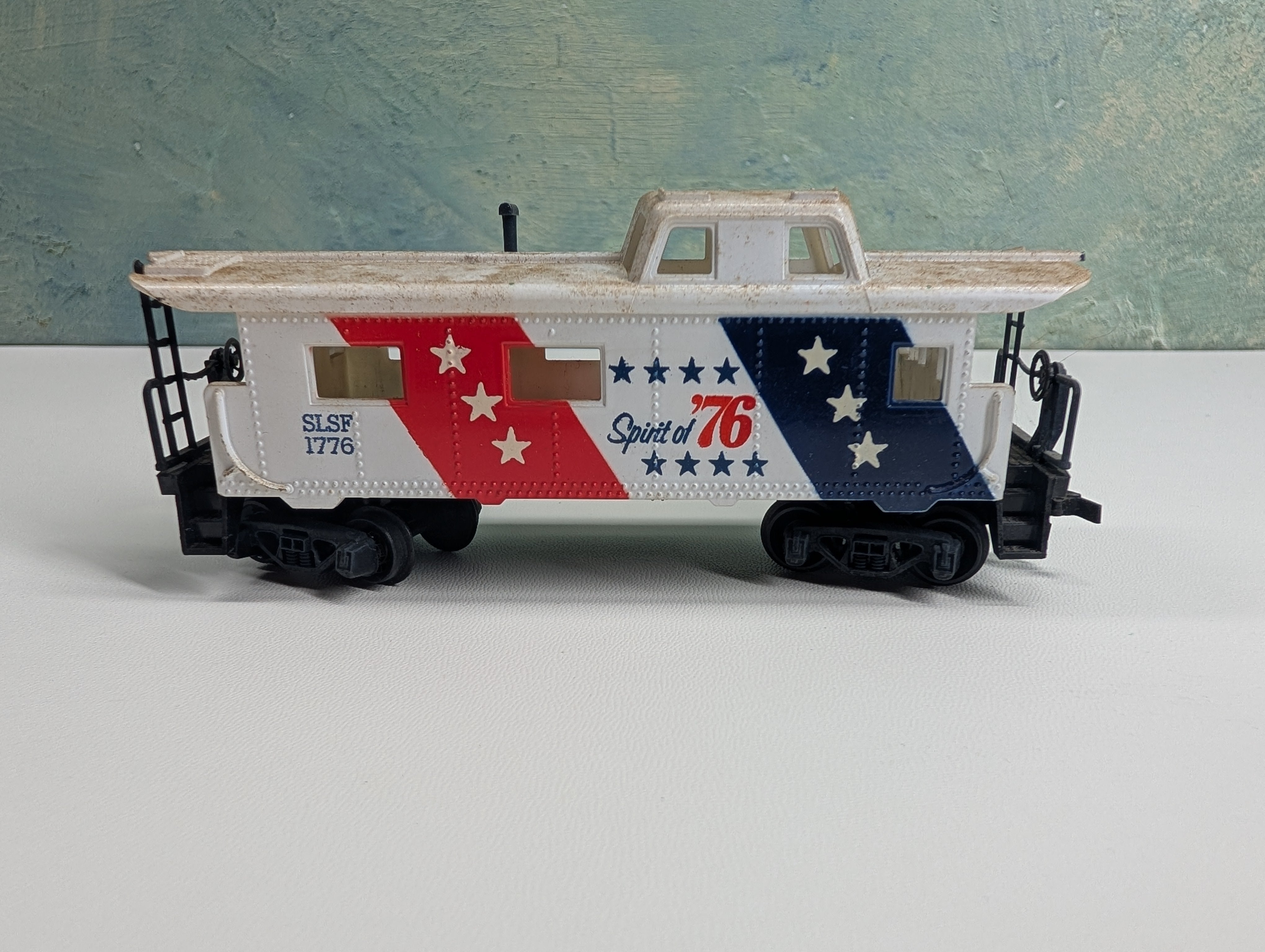 USED Tyco HO Scale Spirit of '76 Caboose SLSF #1776