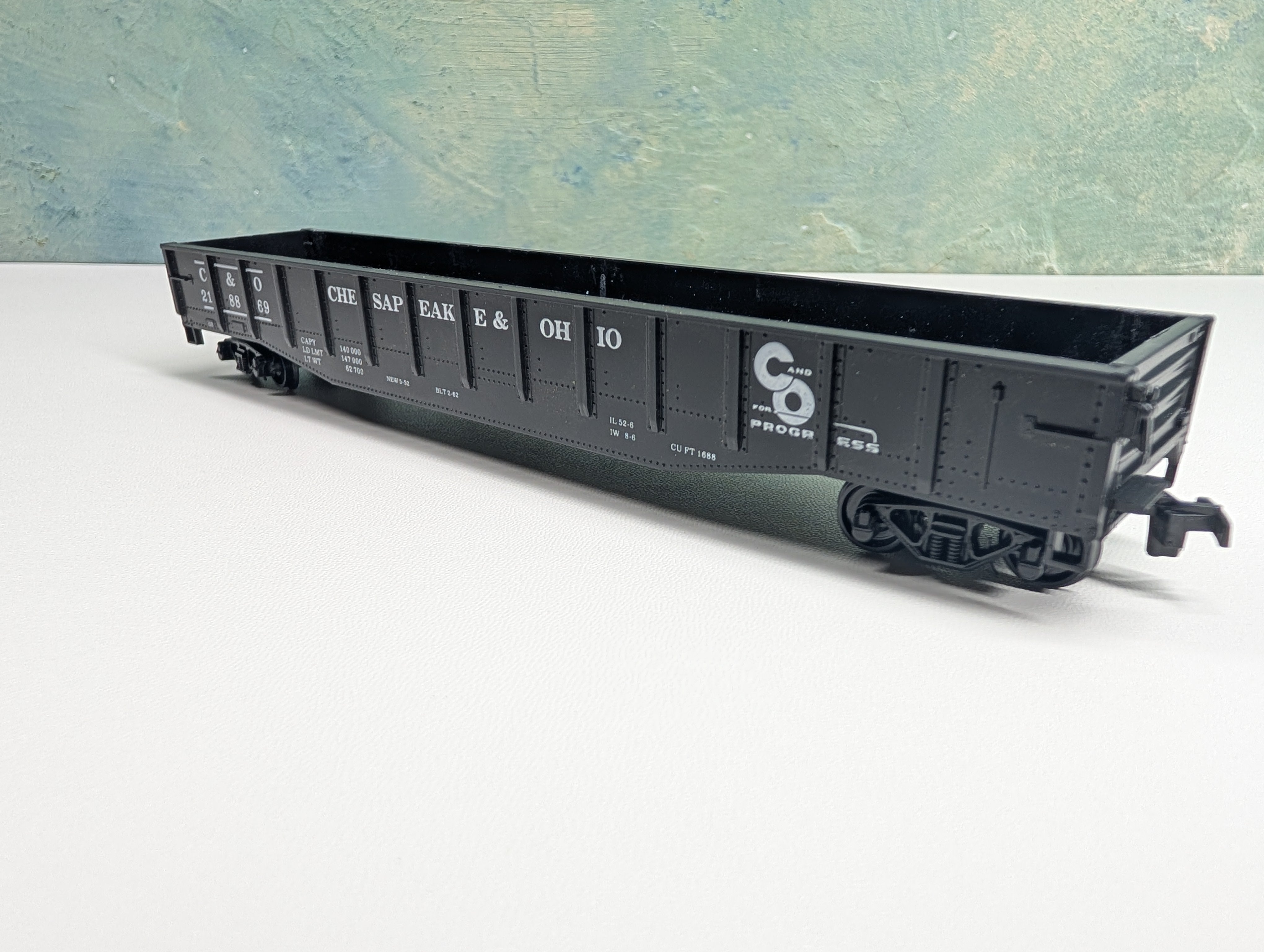 USED Con-Cor HO Scale Gondola Chesapeake and Ohio C&O #218869