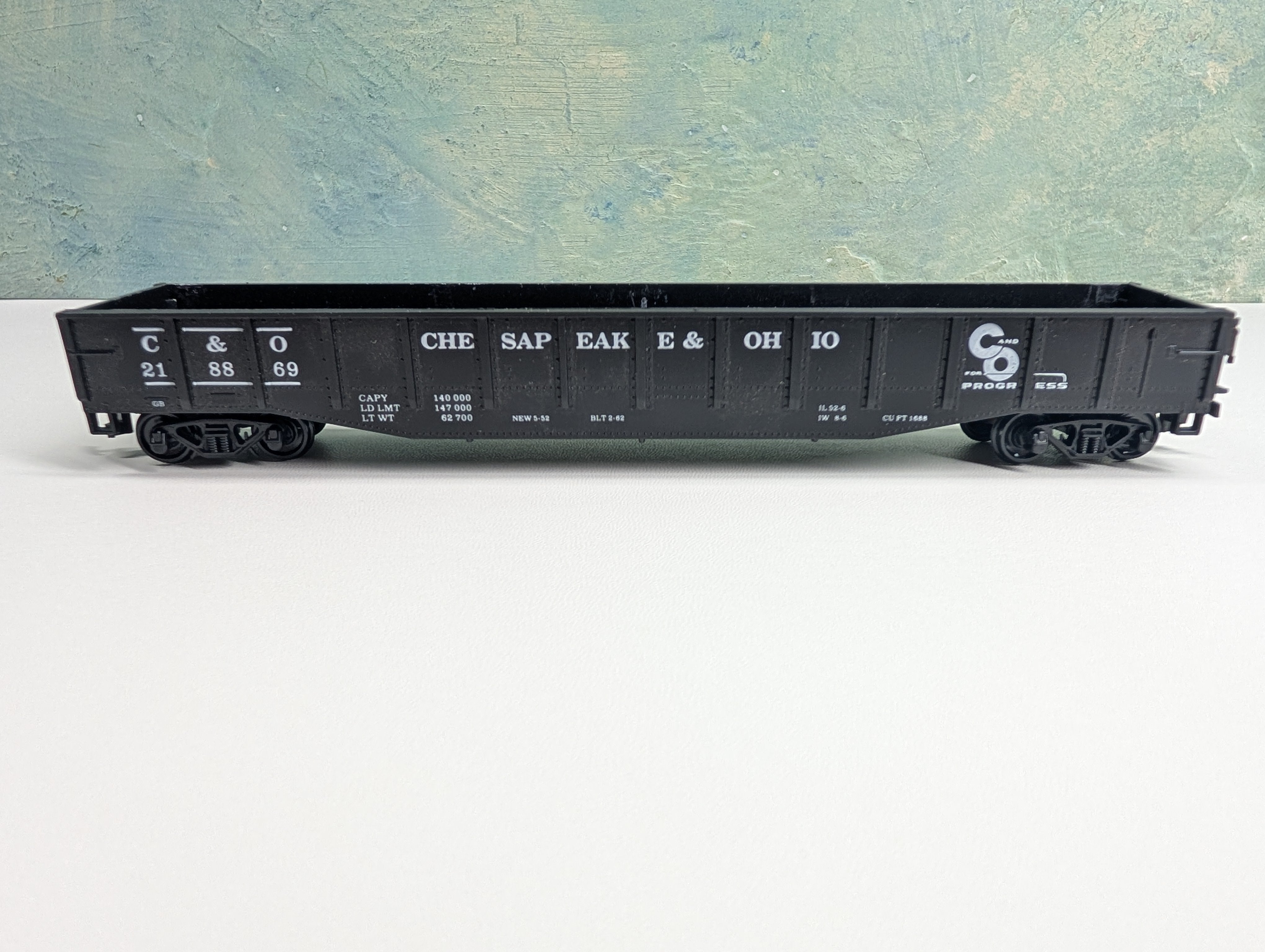 USED Con-Cor HO Scale Gondola Chesapeake and Ohio C&O #218869