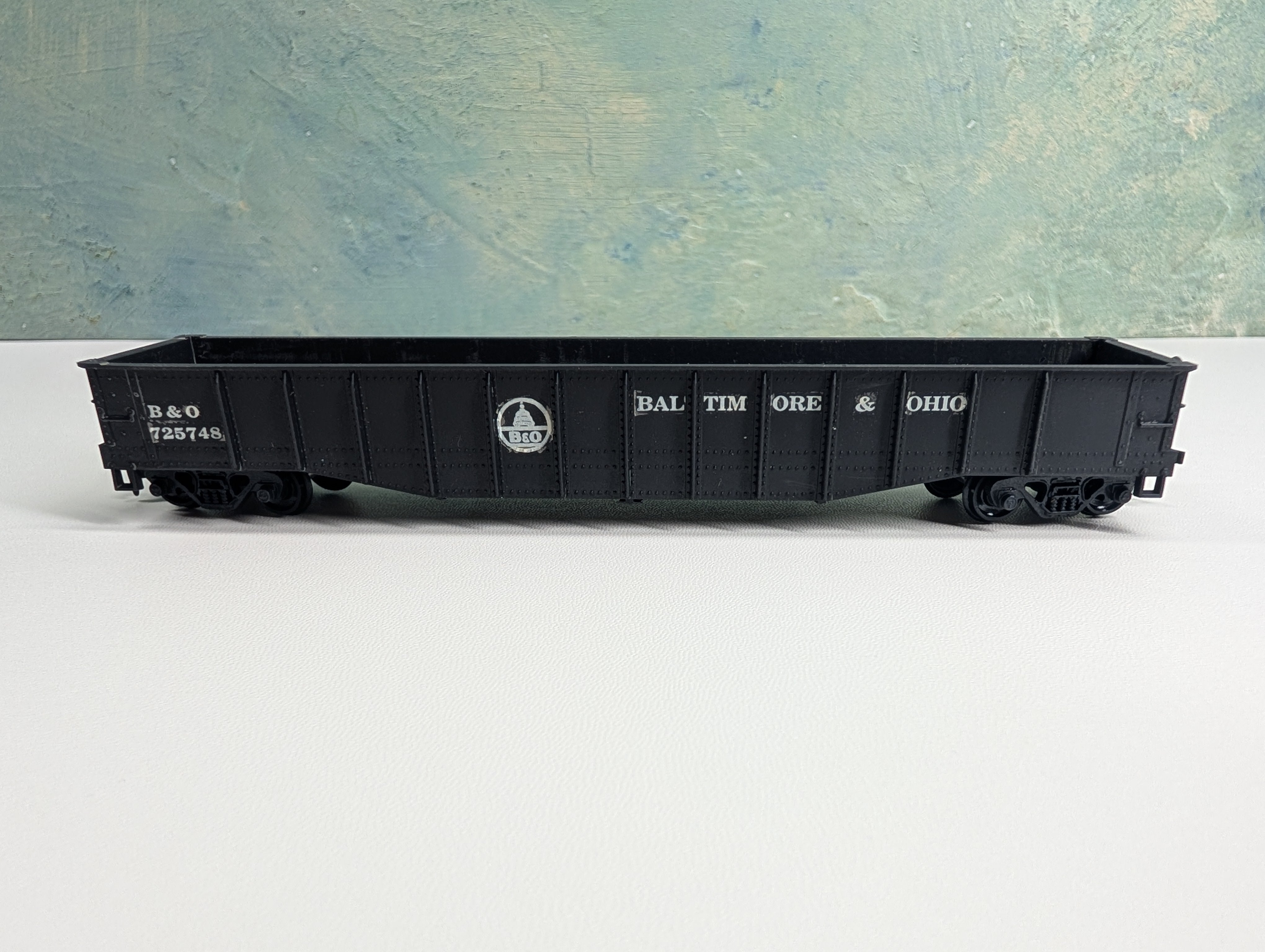 USED Athearn HO Scale Gondola Baltimore and Ohio B&O #725748 Decal