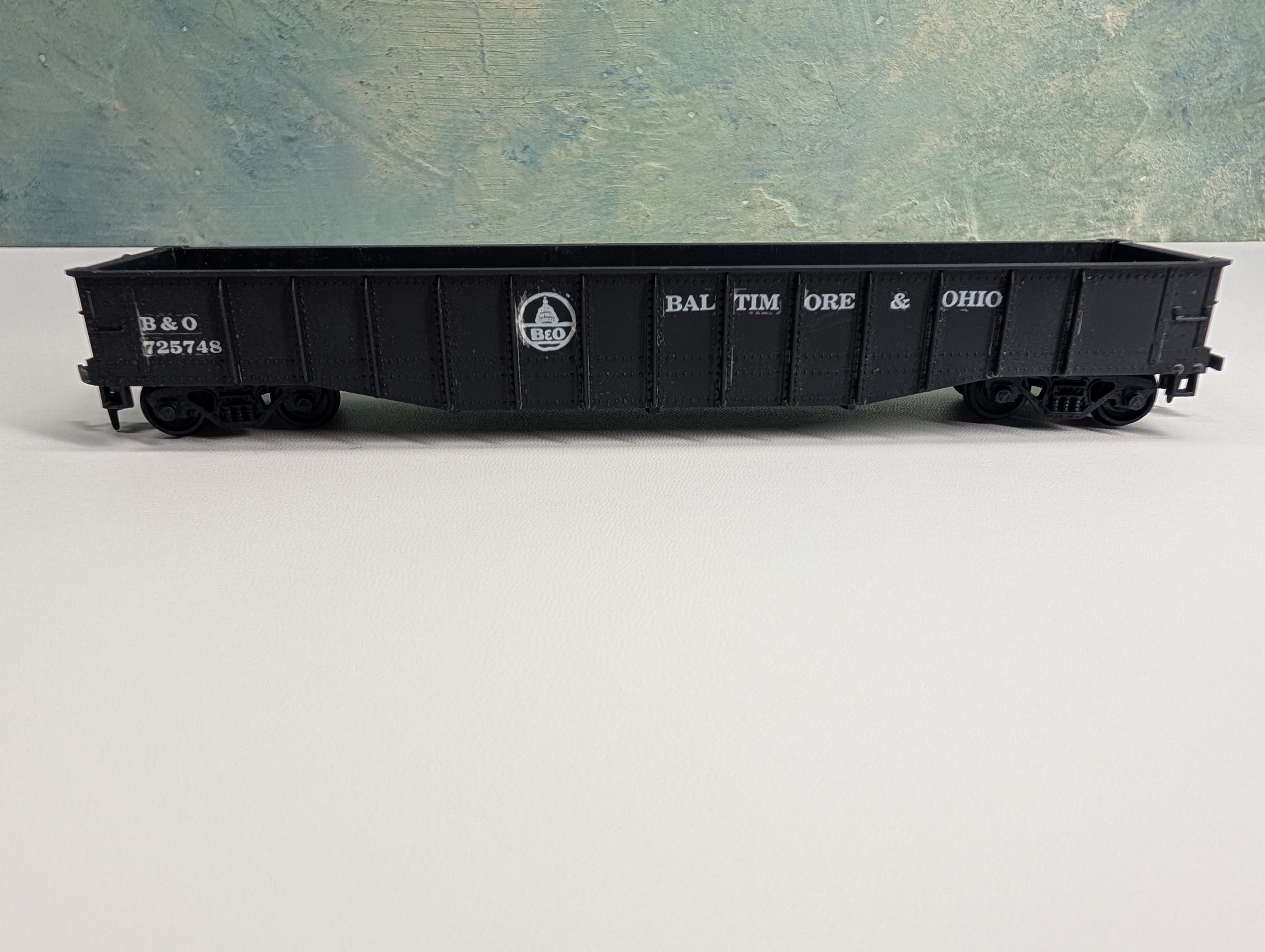USED Athearn HO Scale Gondola Baltimore and Ohio B&O #725748 Decal