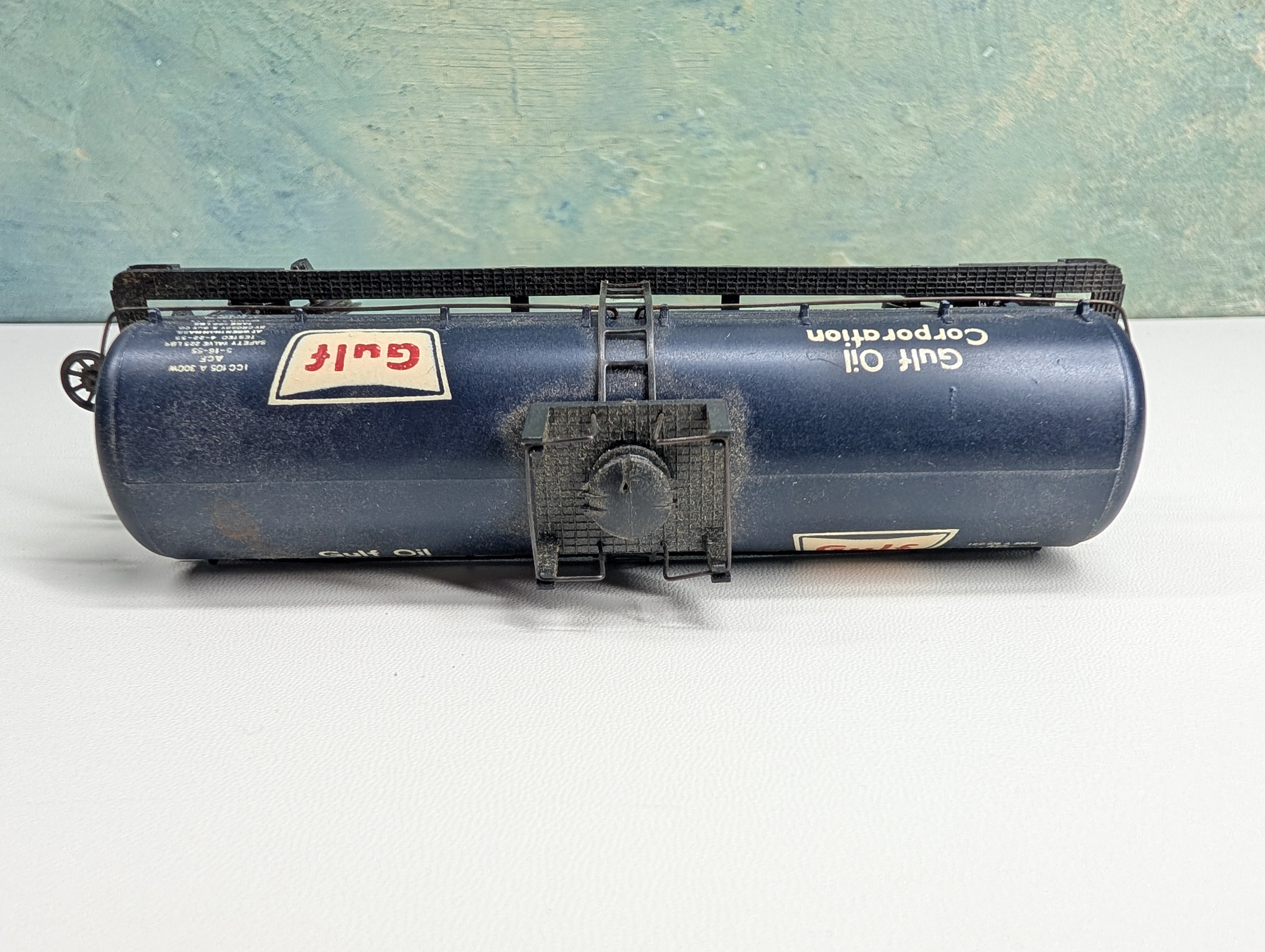 USED HO Scale Tank Car Gulf HDKX #56555