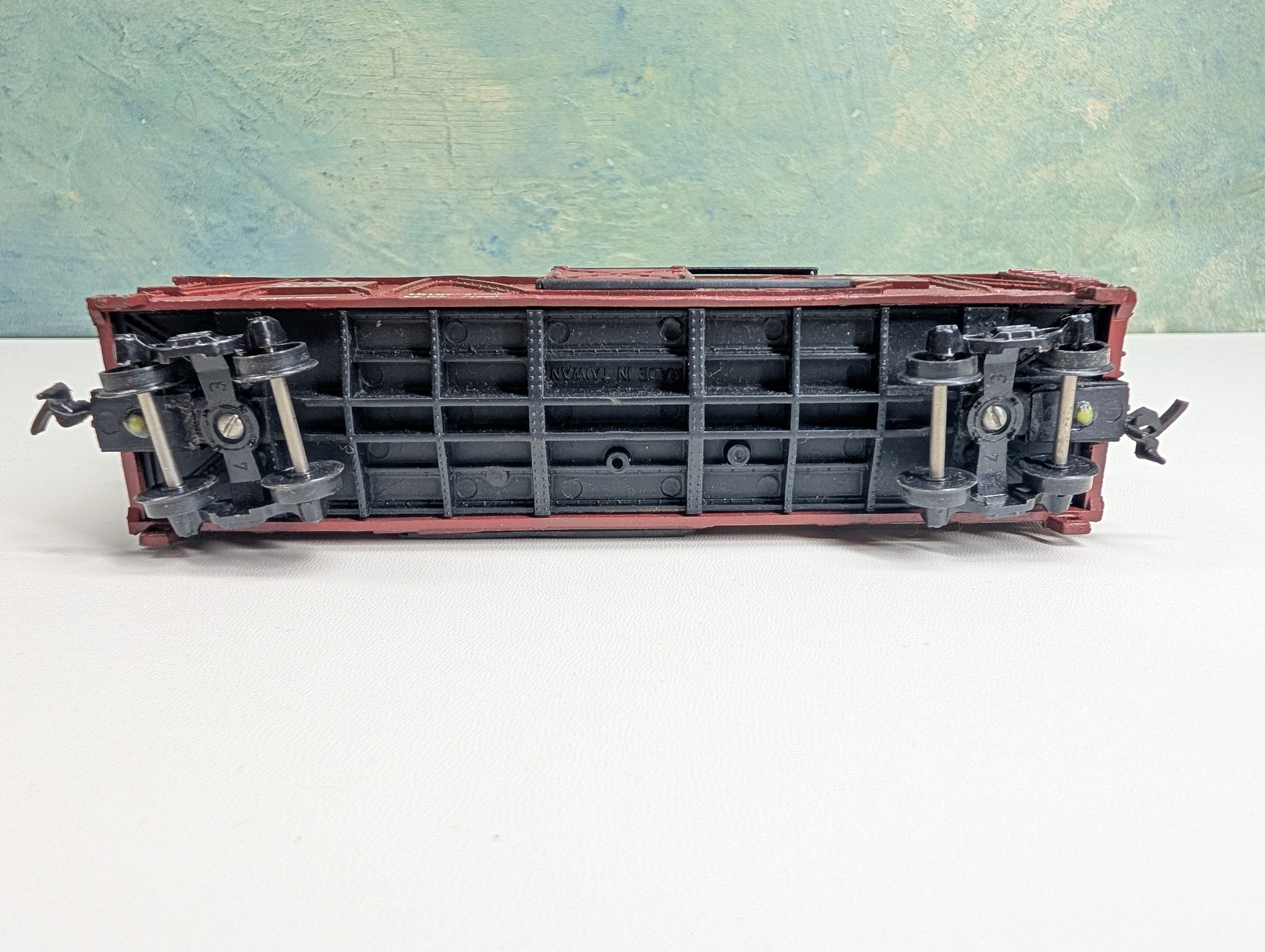 USED HO Scale Stock Cattle Car Santa Fe ATSF #51450