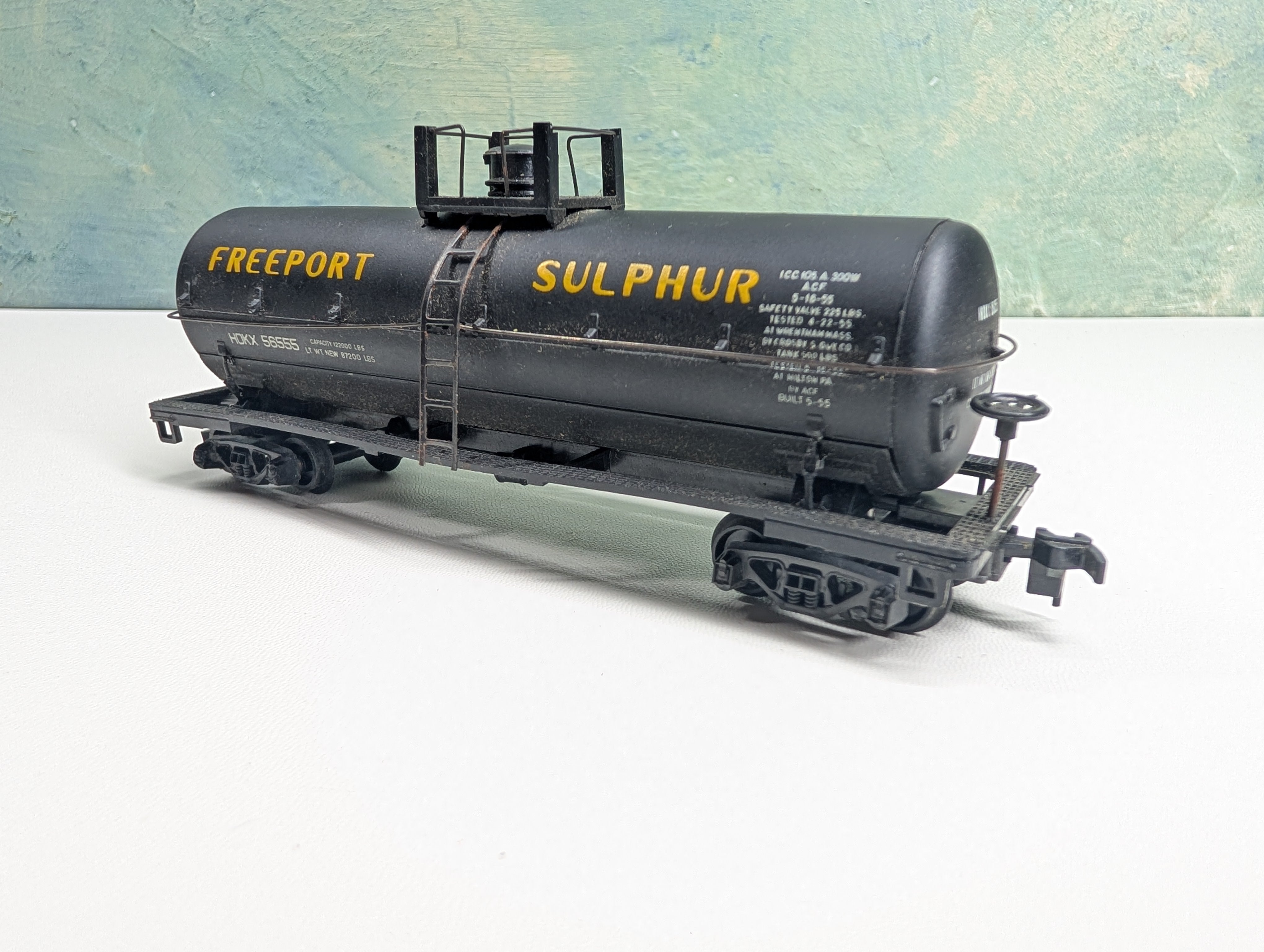 USED Tempo HO Scale Tank Car Freeport Sulphur HDKX #56555