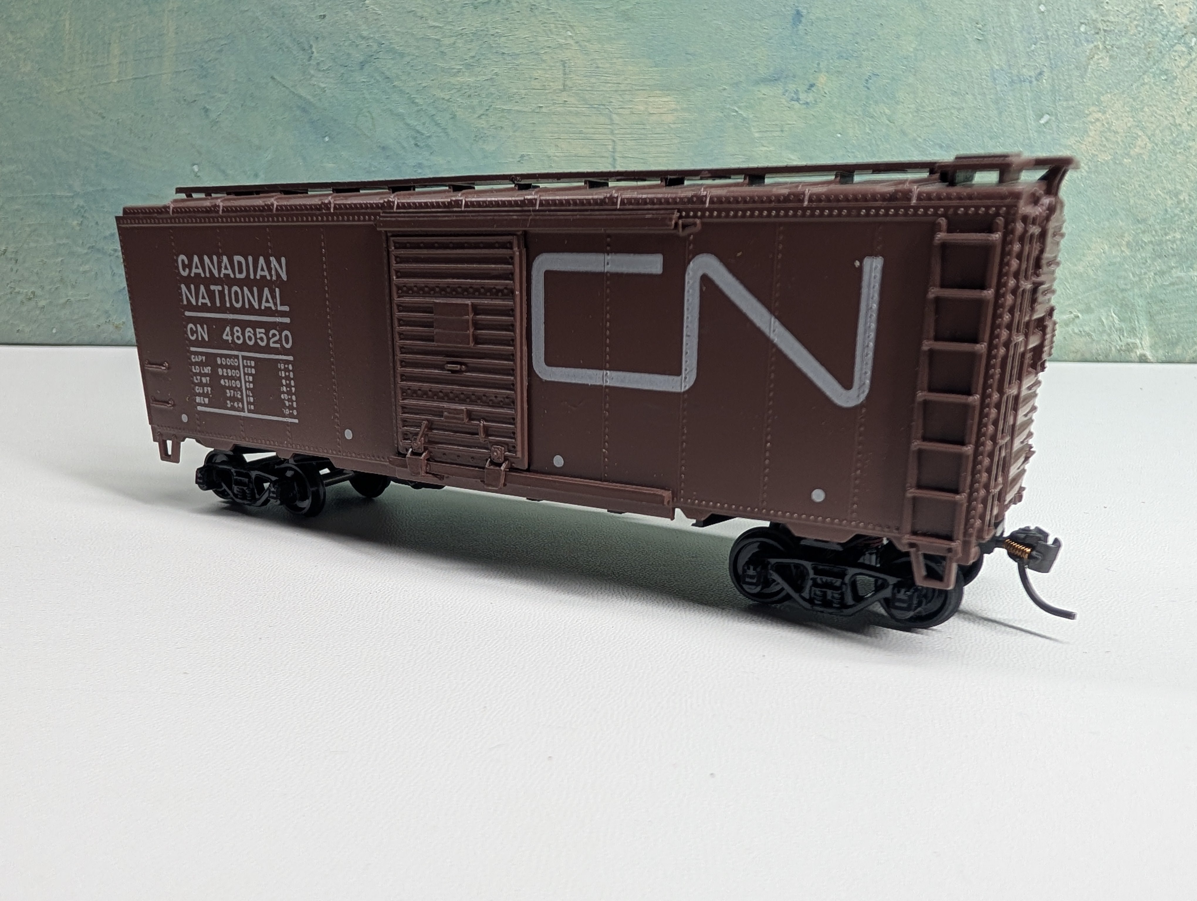 USED Athearn HO Scale 40' Box Car Canadian National CN #486520