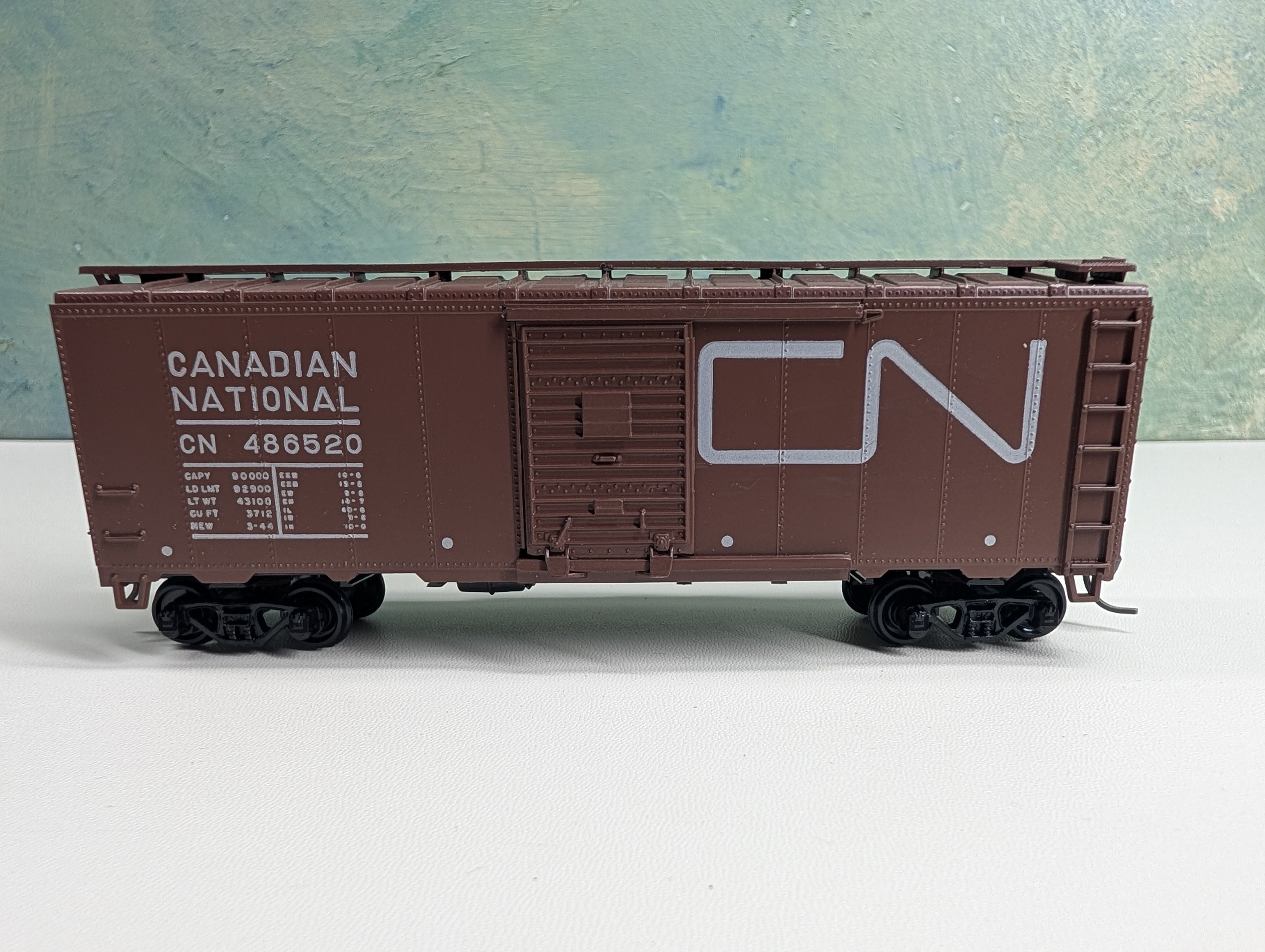 USED Athearn HO Scale 40' Box Car Canadian National CN #486520