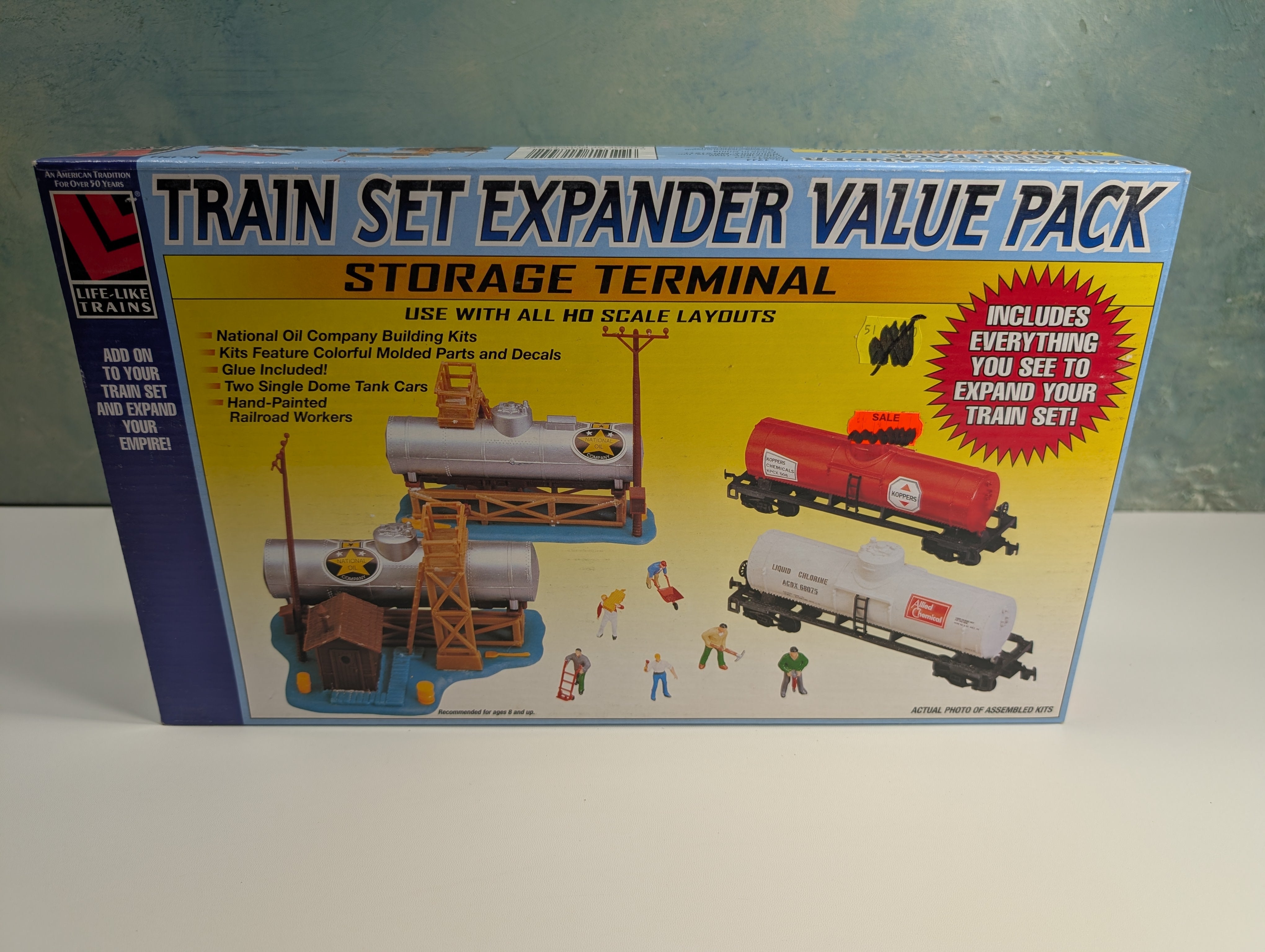 Life-Like 1744 HO Scale Storage Terminal, Expander Value Pack