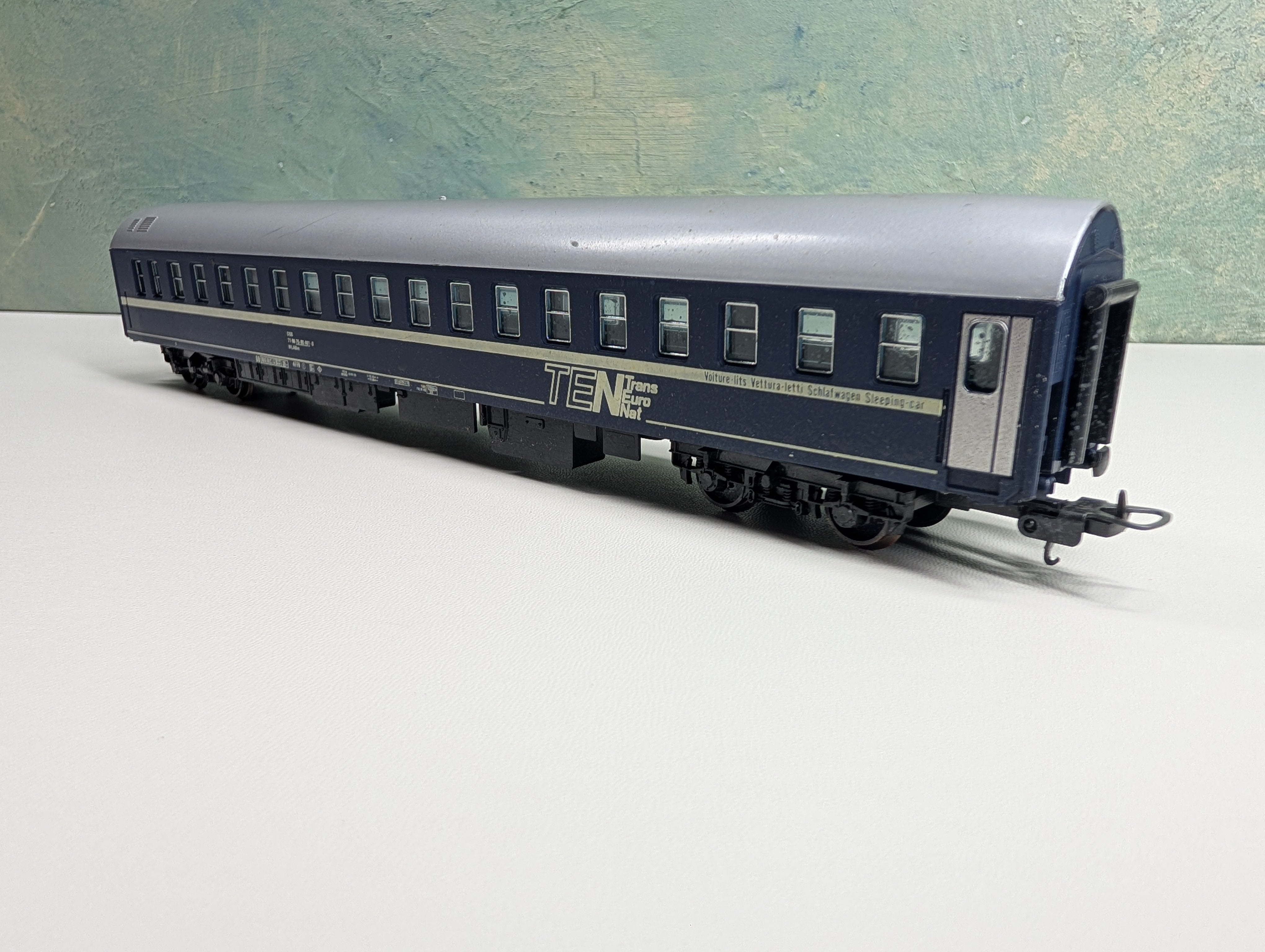 USED Lima HO Scale TEN Trans Euro Net Passenger Car #718675-80461-8
