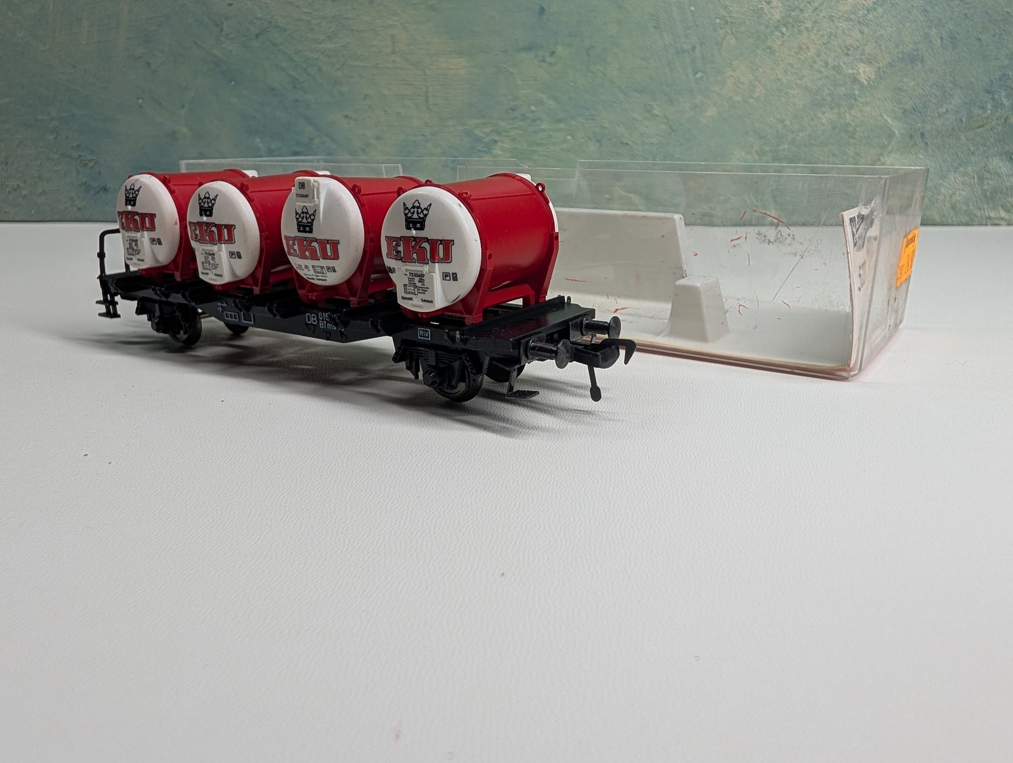 USED Fleischmann 5231 HO Scale Beer Wagon EKU Beer