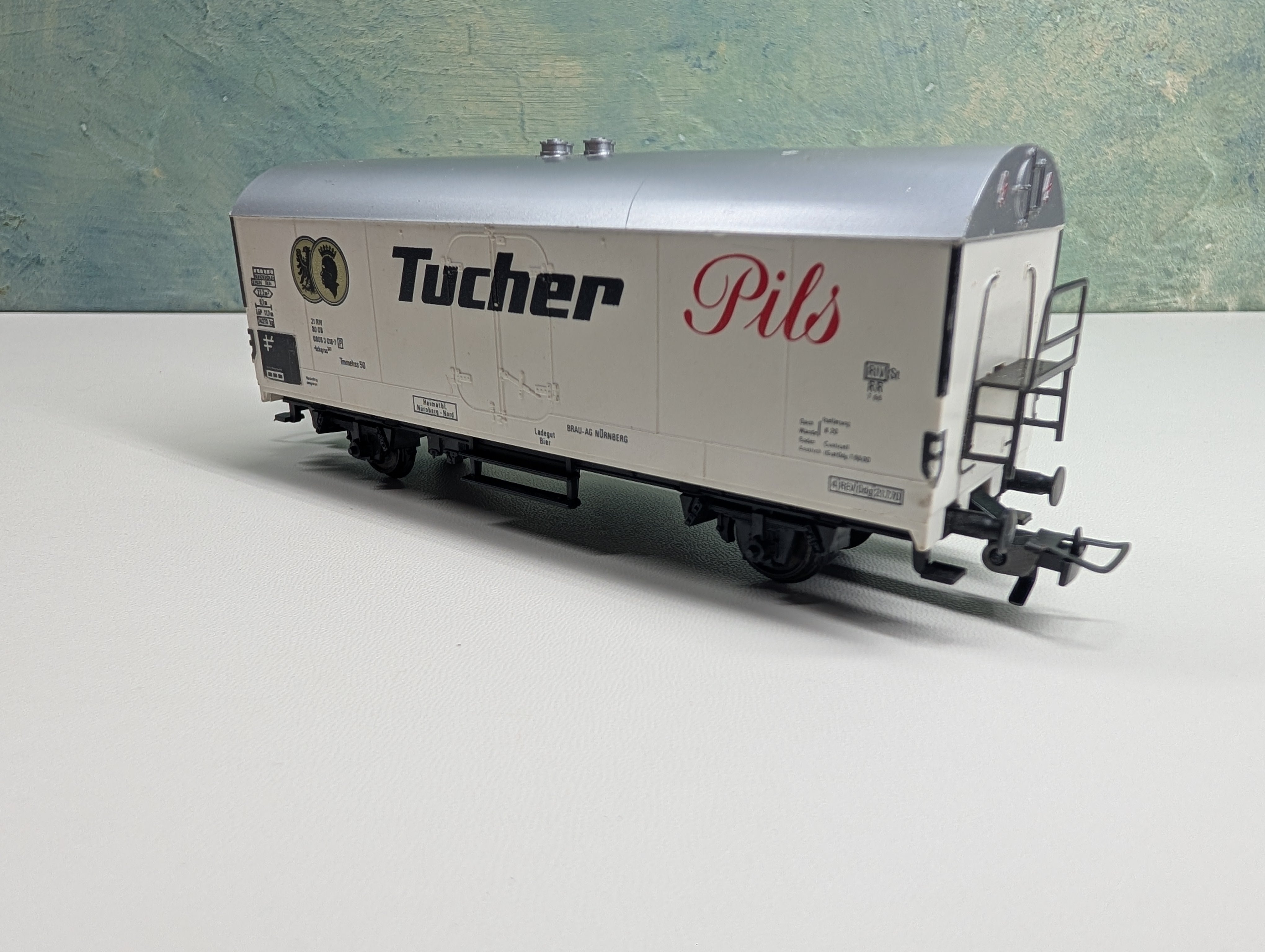 USED Fleischmann HO Scale Beer Wagon, Beer Car Tucher Pils