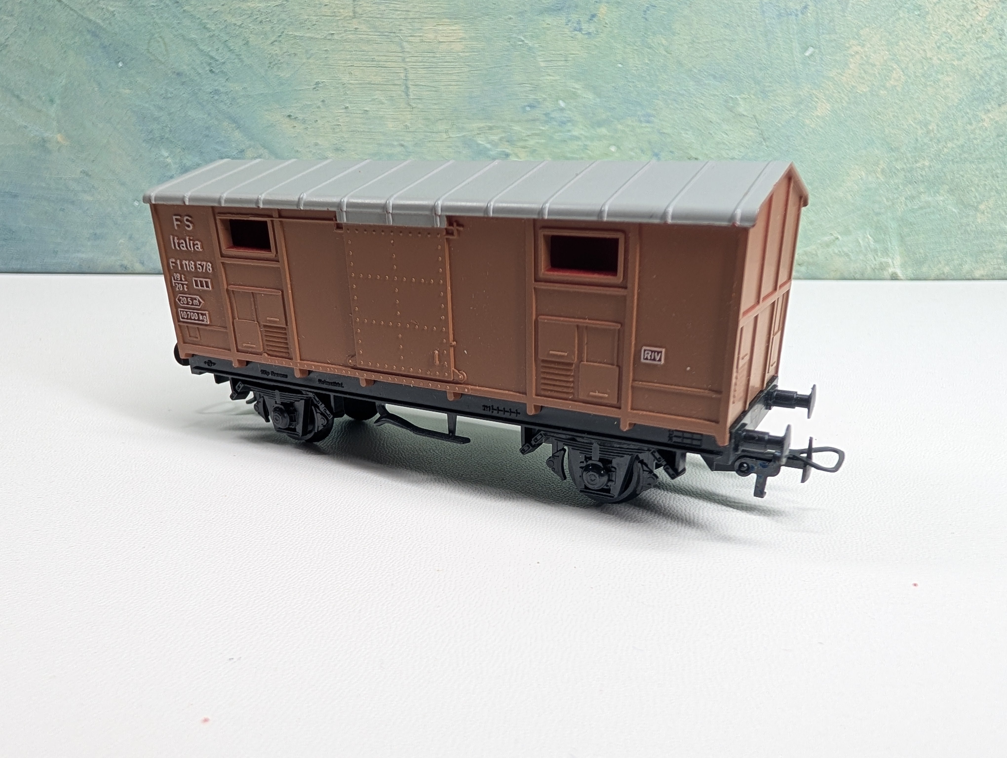 USED Kleinbahn HO Scale Covered Wagon FS Italia F1118578