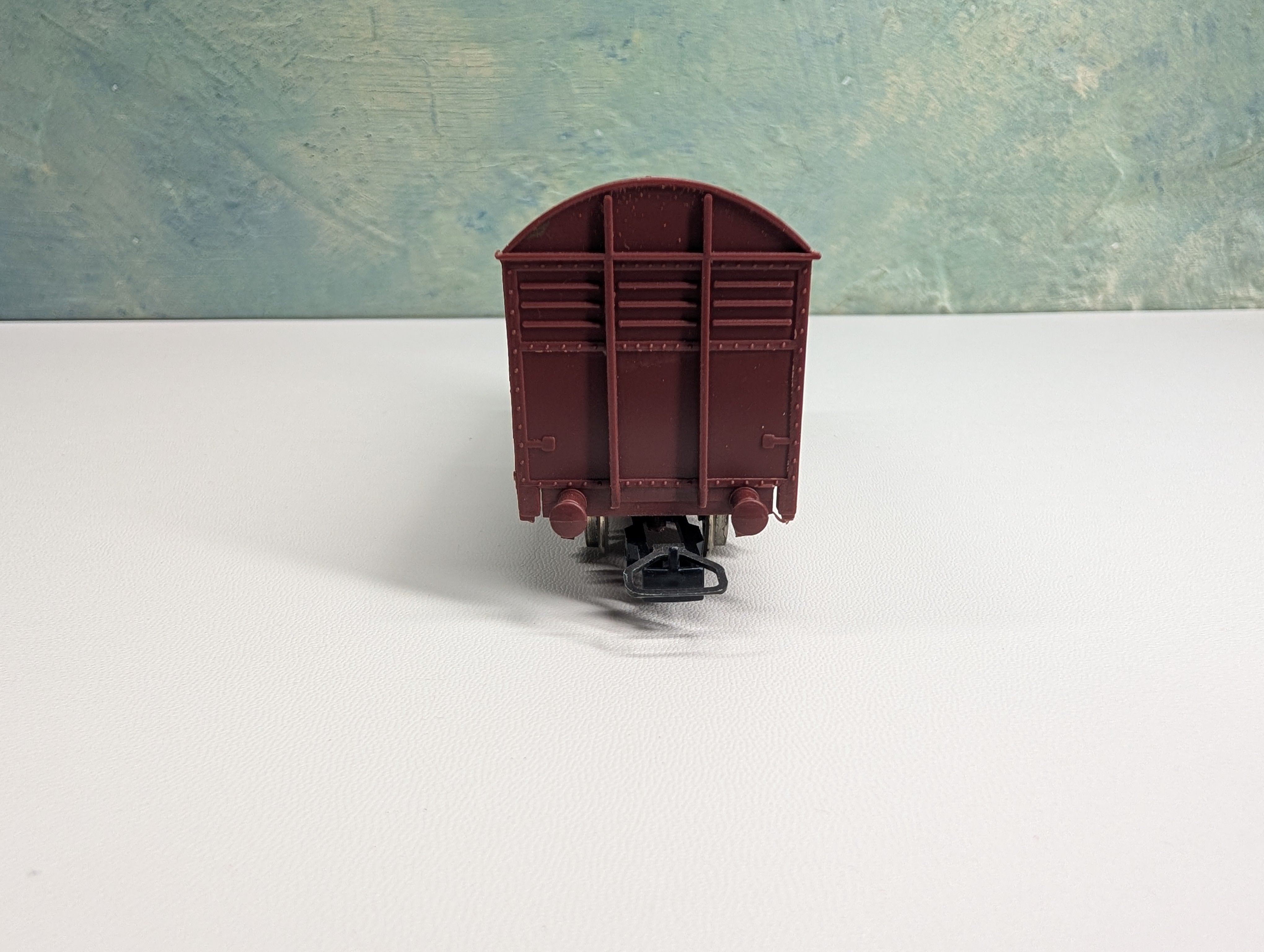 USED Jouef HO Scale Covered Wagon with Doors Sernam