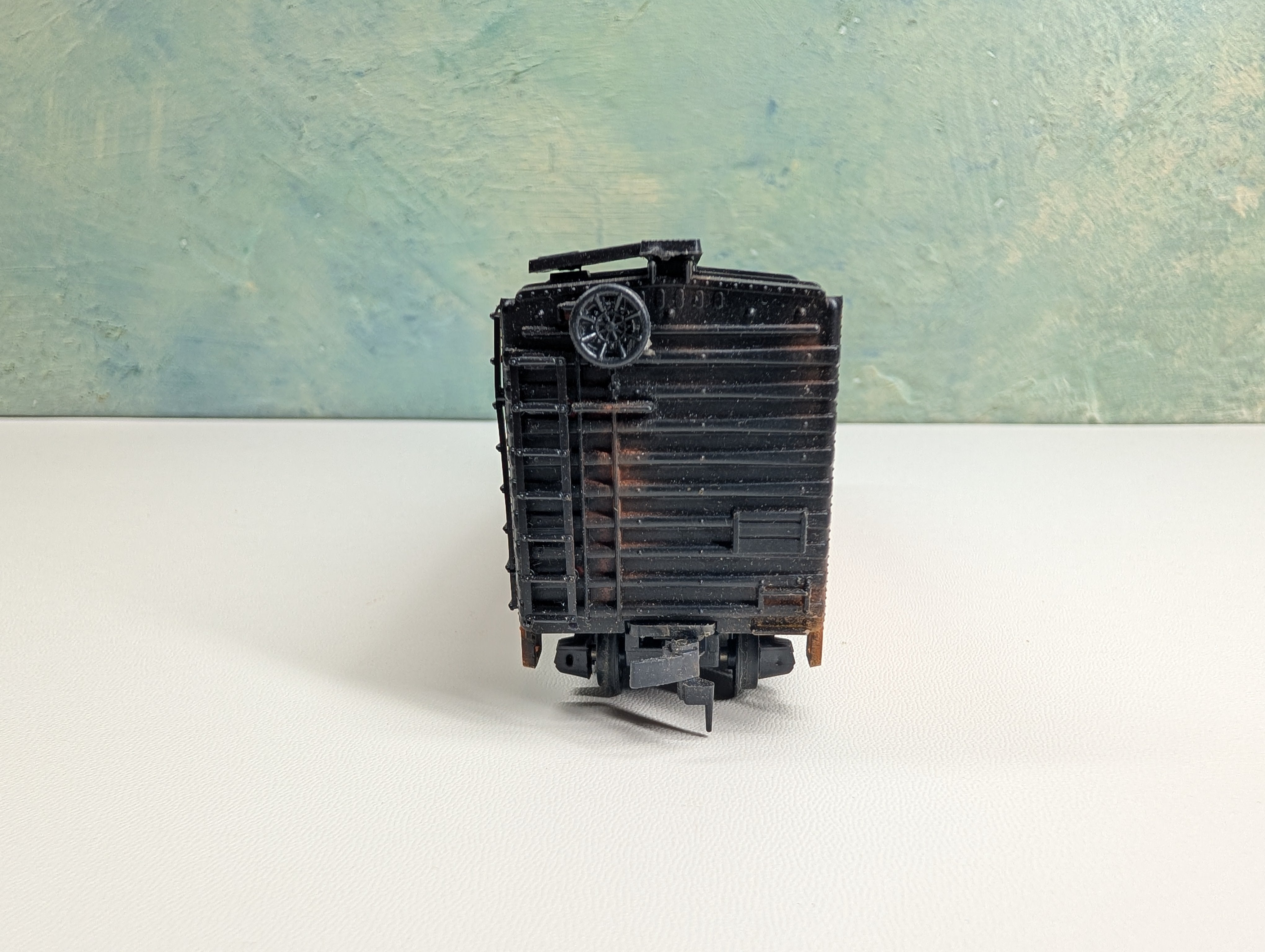 USED Roco HO Scale 40' Reefer Santa Fe SFRD #35829 Weathered