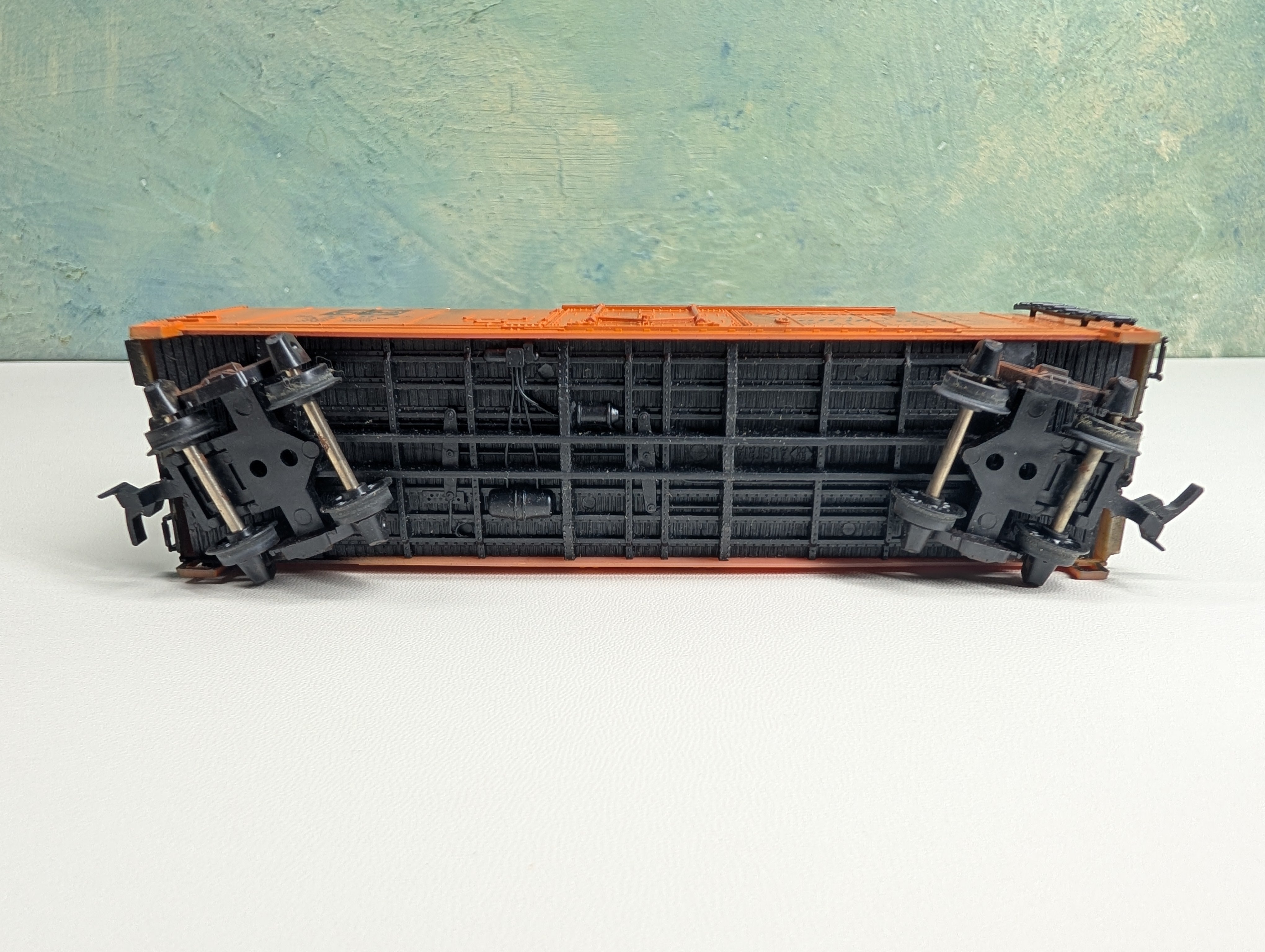 USED Roco HO Scale 40' Reefer Santa Fe SFRD #35829 Weathered