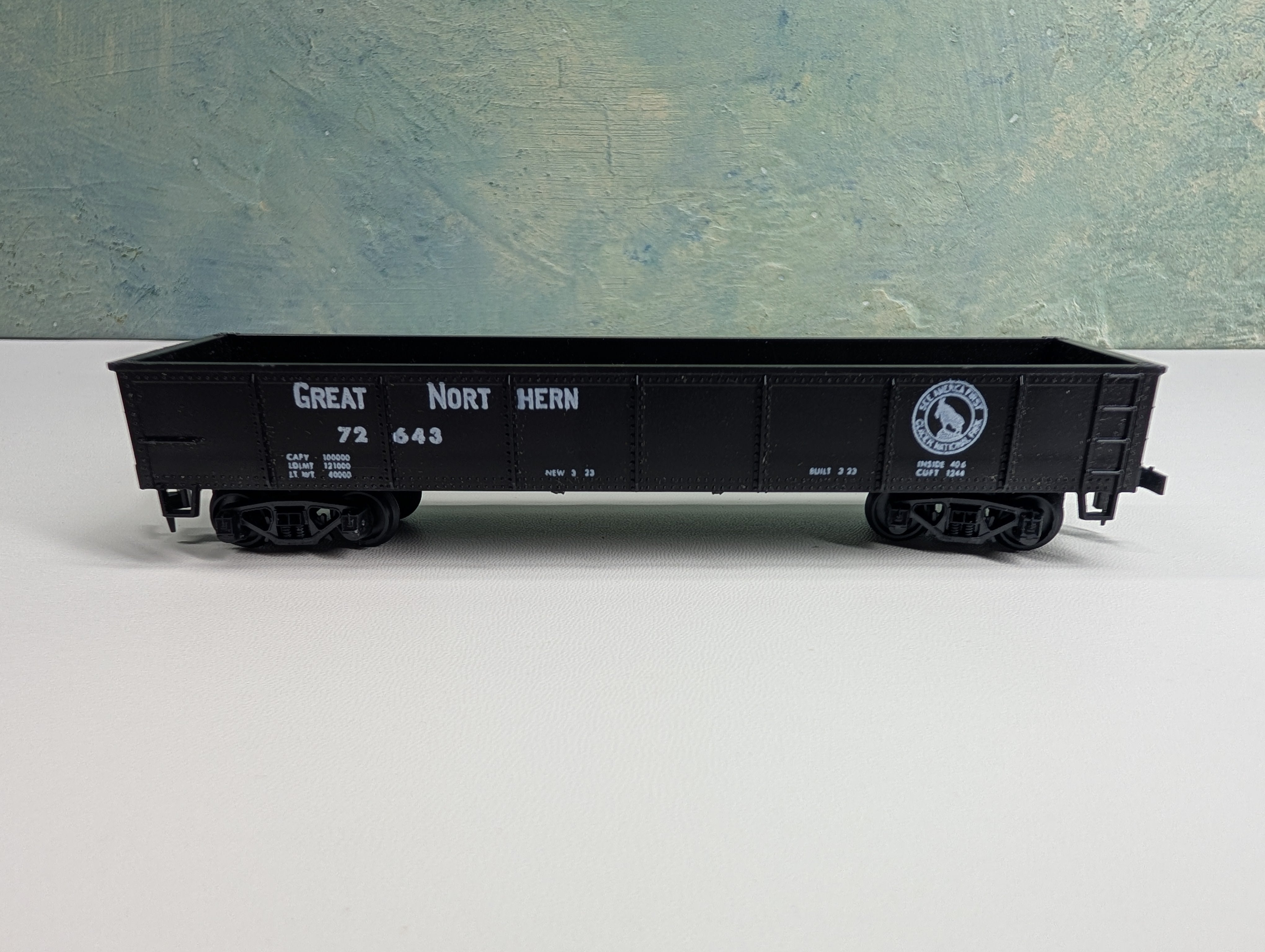 USED Roco HO Scale Gondola Great Northern #72643