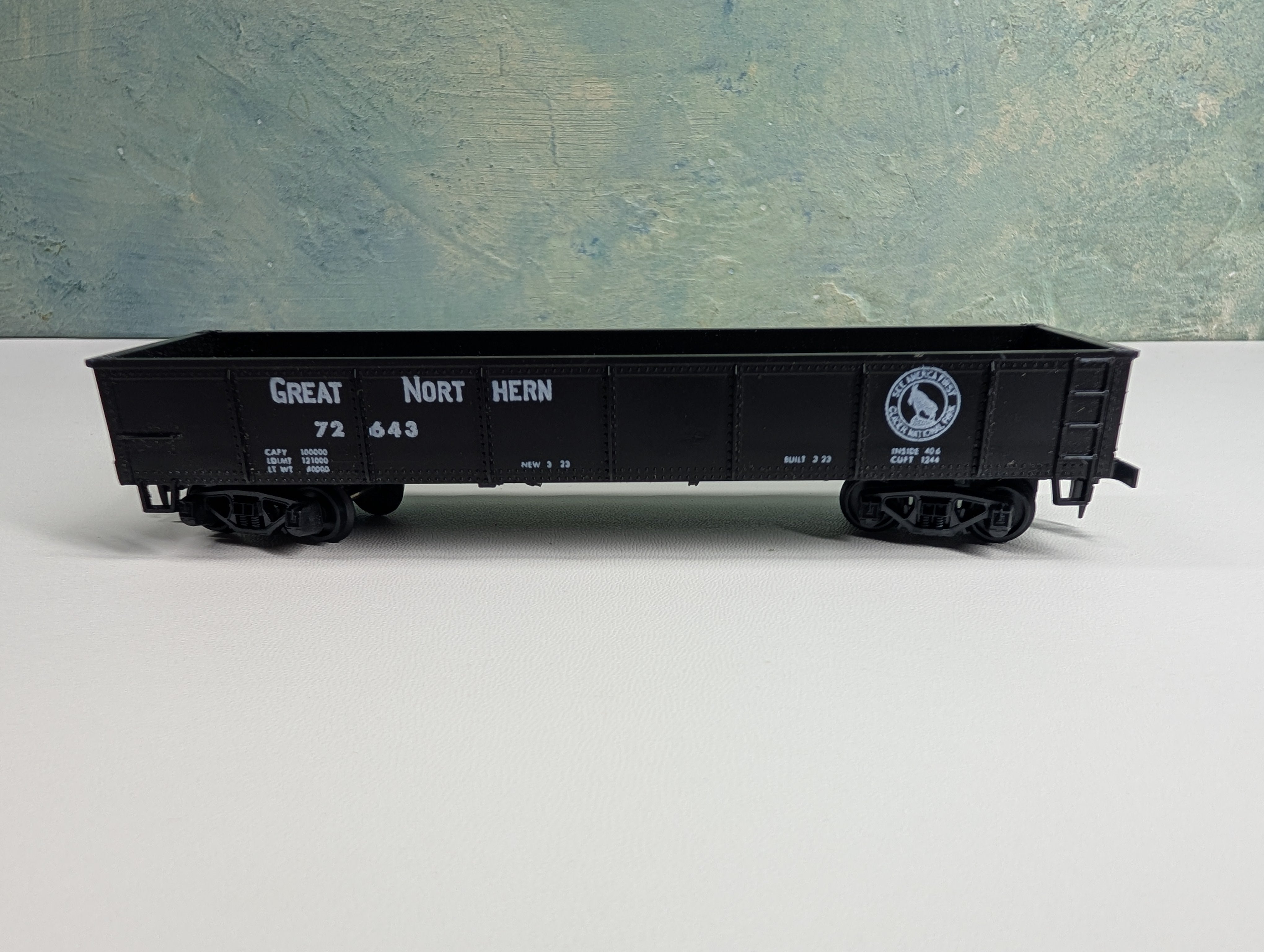 USED Roco HO Scale Gondola Great Northern #72643