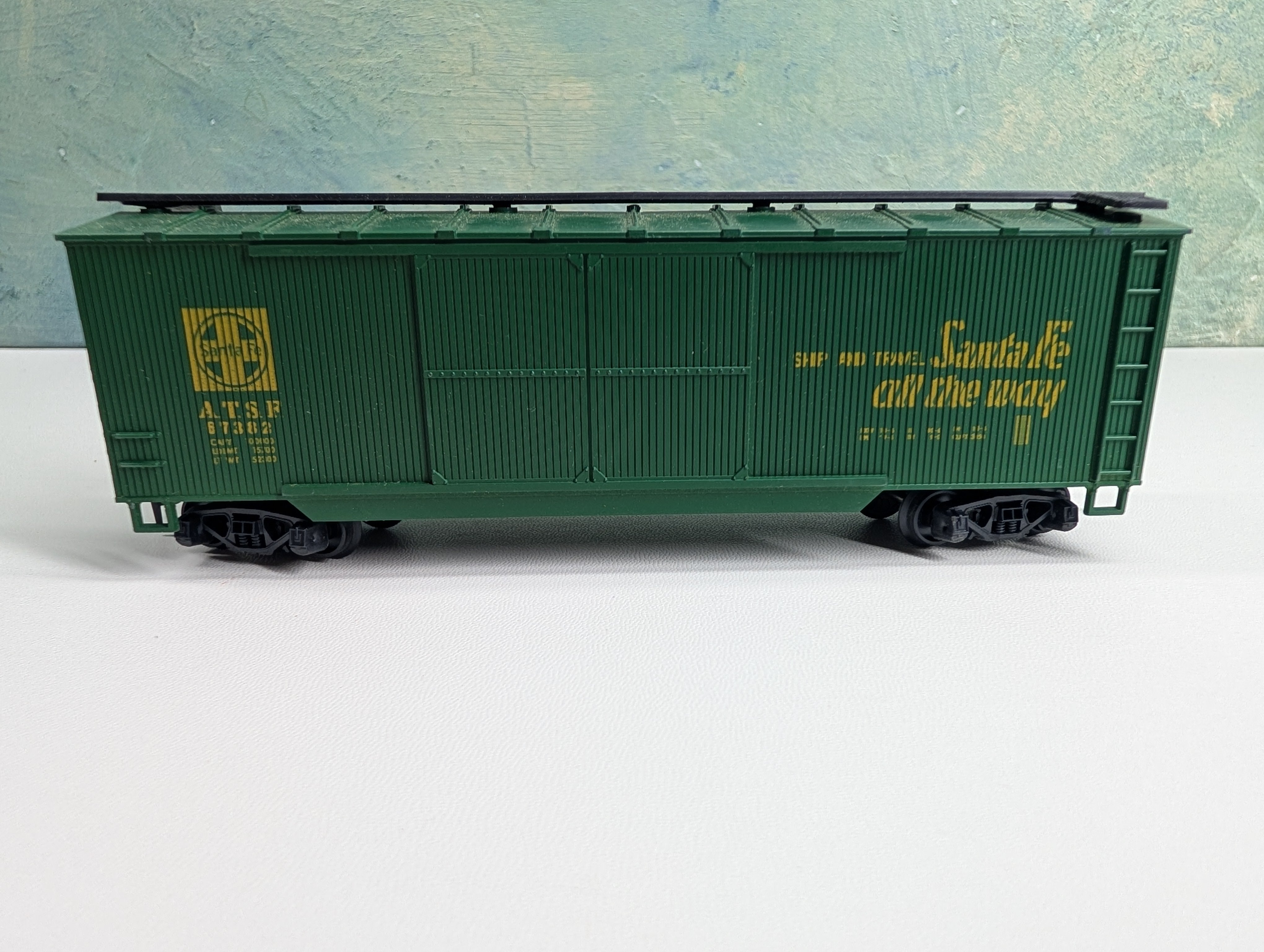 USED Roco HO Scale 40' Box Car Santa Fe ATSF #67382