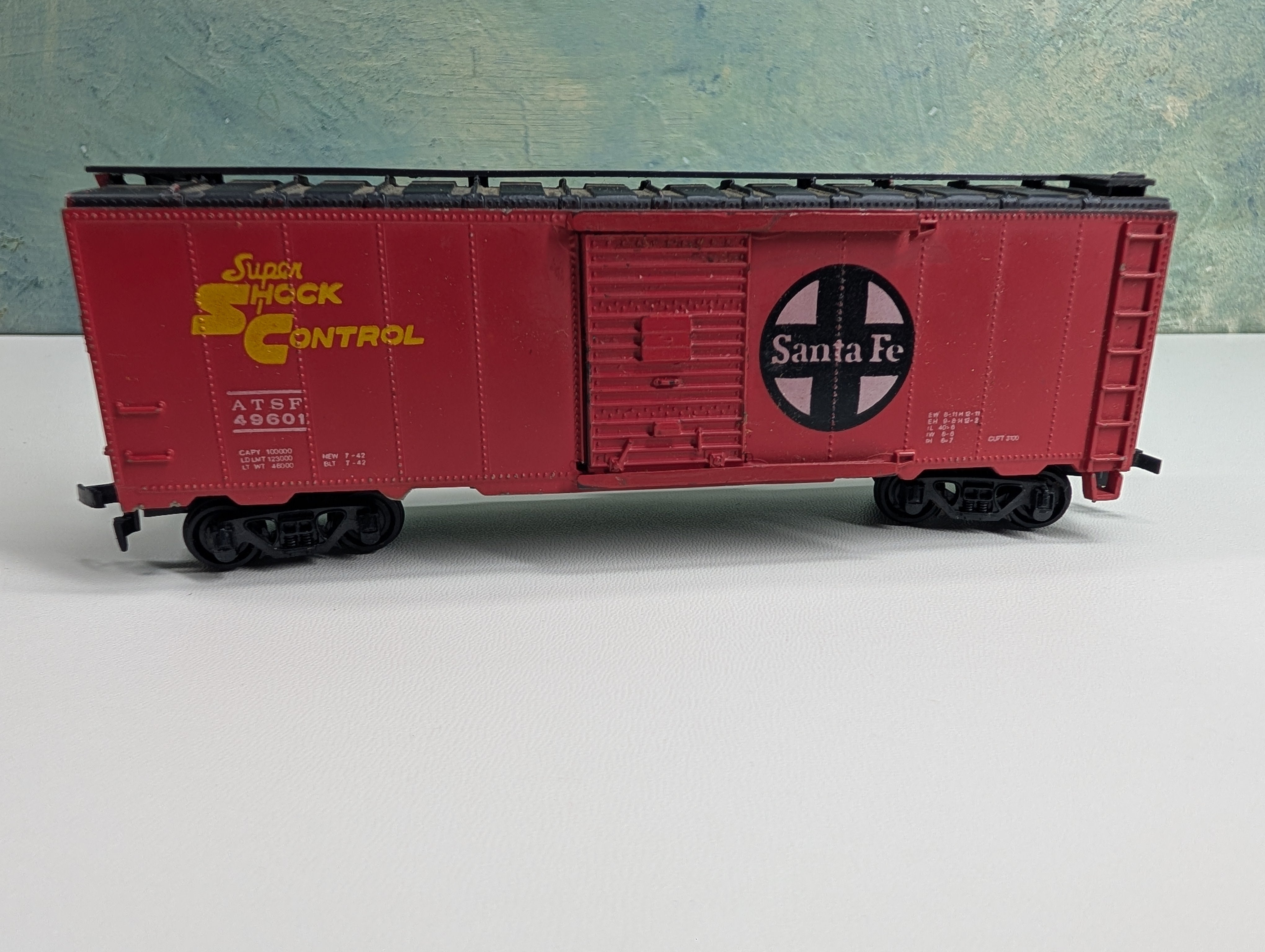 USED Bachmann HO Scale 40' Box Car Santa Fe ATSF #49601